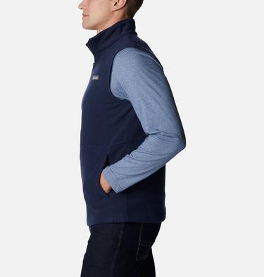 Men's Castle Dale Fleece Gilet, Color: Collegiate Navy, image 11