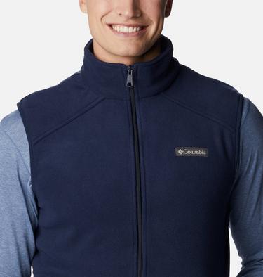 Men's Castle Dale Fleece Gilet, Color: Collegiate Navy, image 12