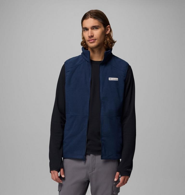 Men's Castle Dale Fleece Gilet, Color: Collegiate Navy, image 5