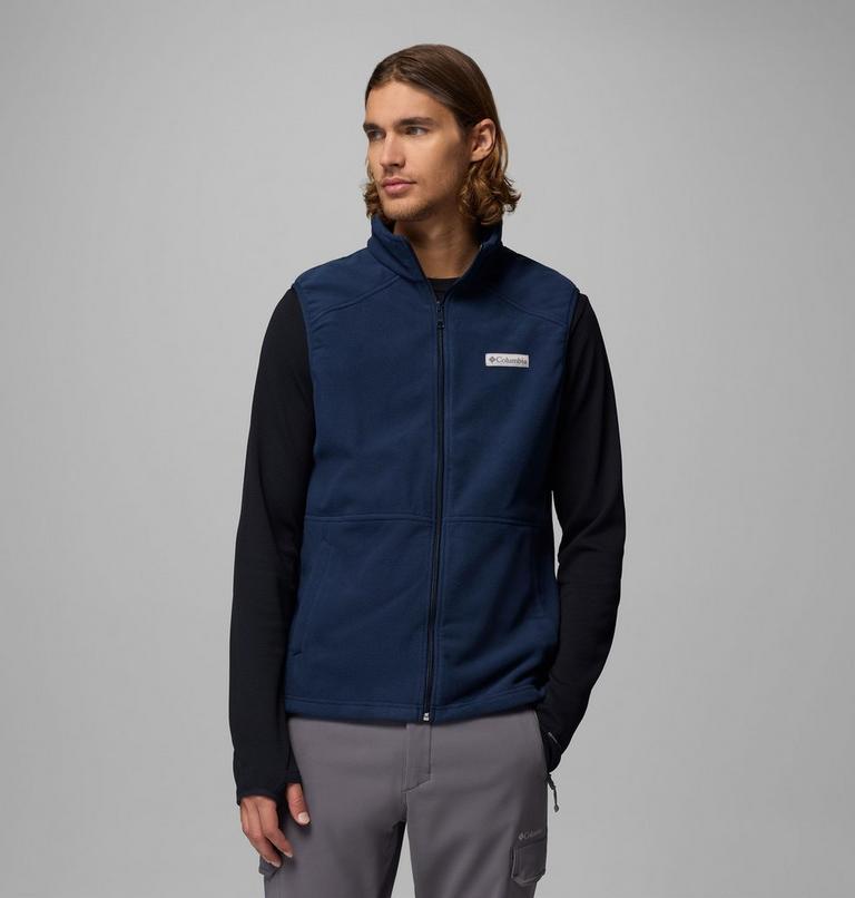 Men's Castle Dale Fleece Gilet, Color: Collegiate Navy, image 1