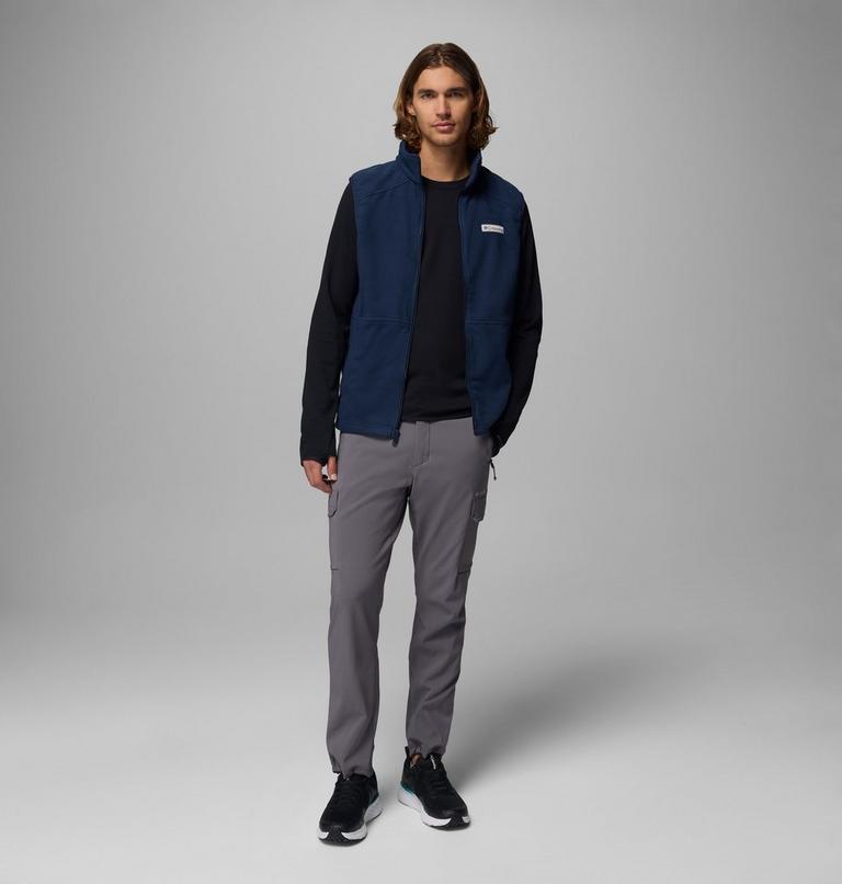 Men's Castle Dale Fleece Gilet, Color: Collegiate Navy, image 2