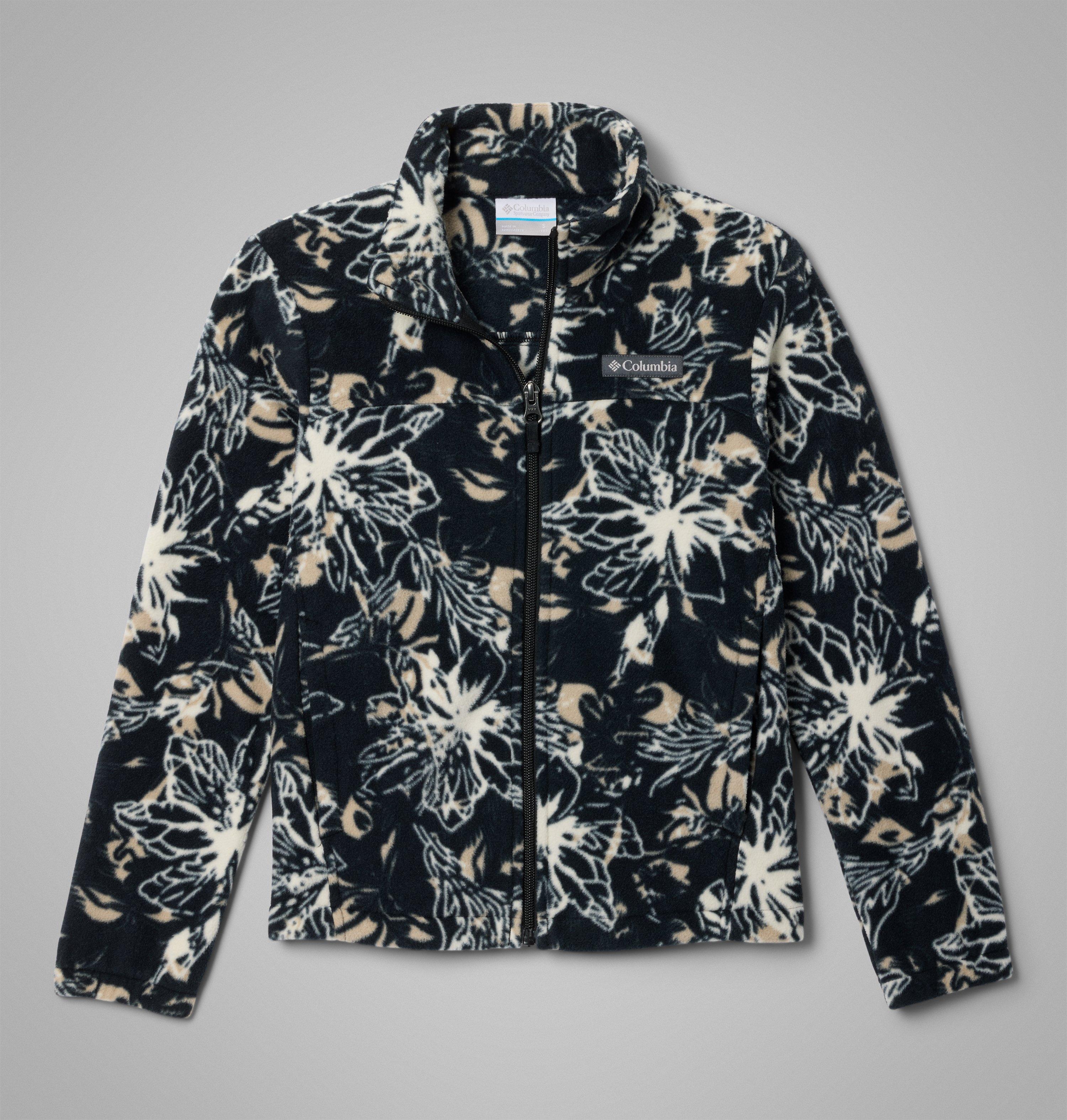 Columbia Girls' Castle Dale  Printed Full Zip Fleece Jacket-