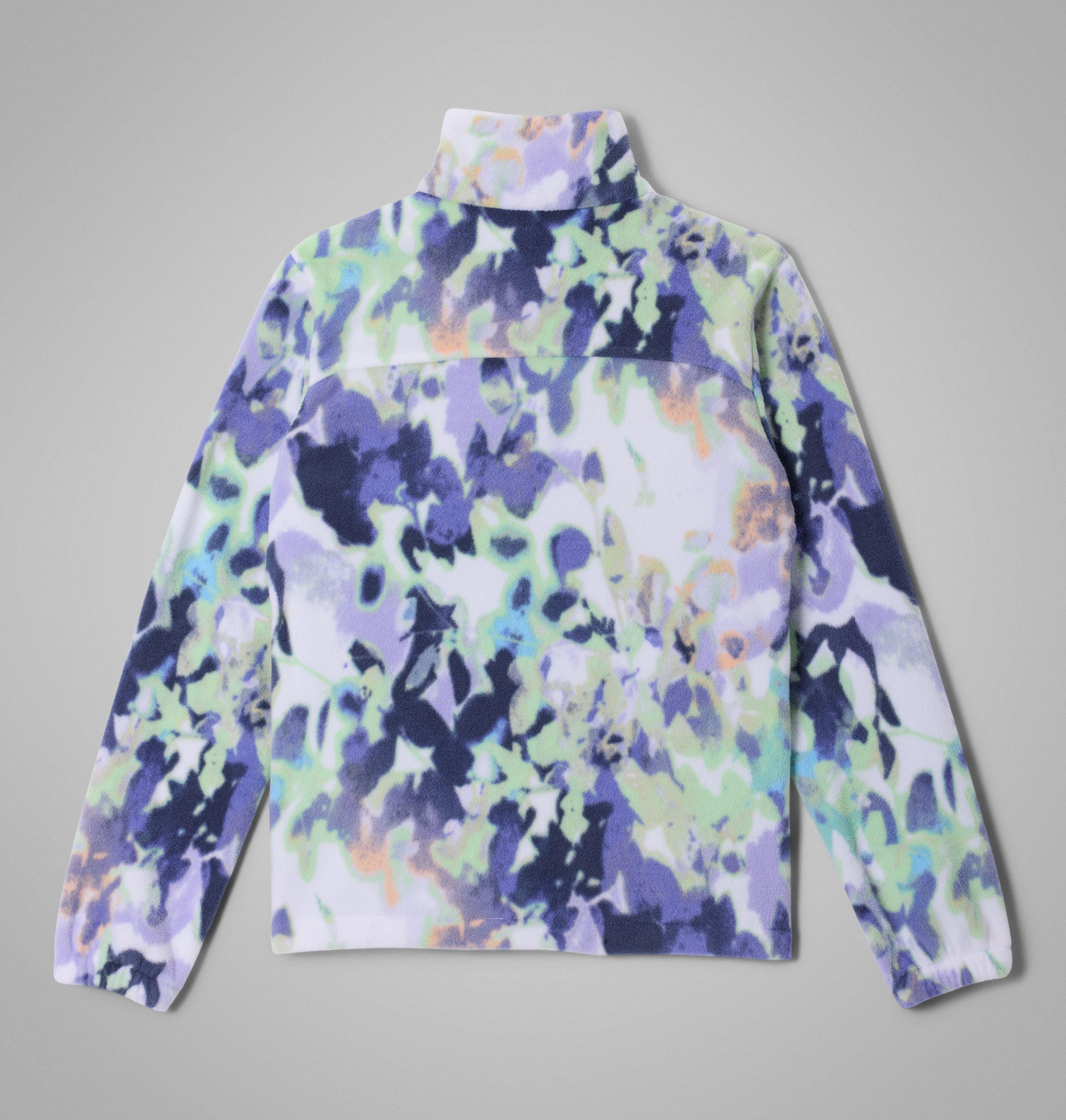 Manteau imprimé en laine polaire à fermeture éclair Castle Dale pour fille | 102 | S 2