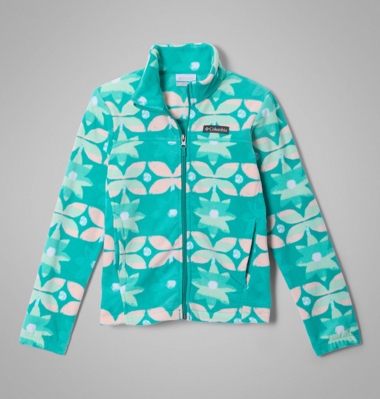 Girls' Castle Dale™ Printed Full Zip Fleece Jacket | 360 | XS 1