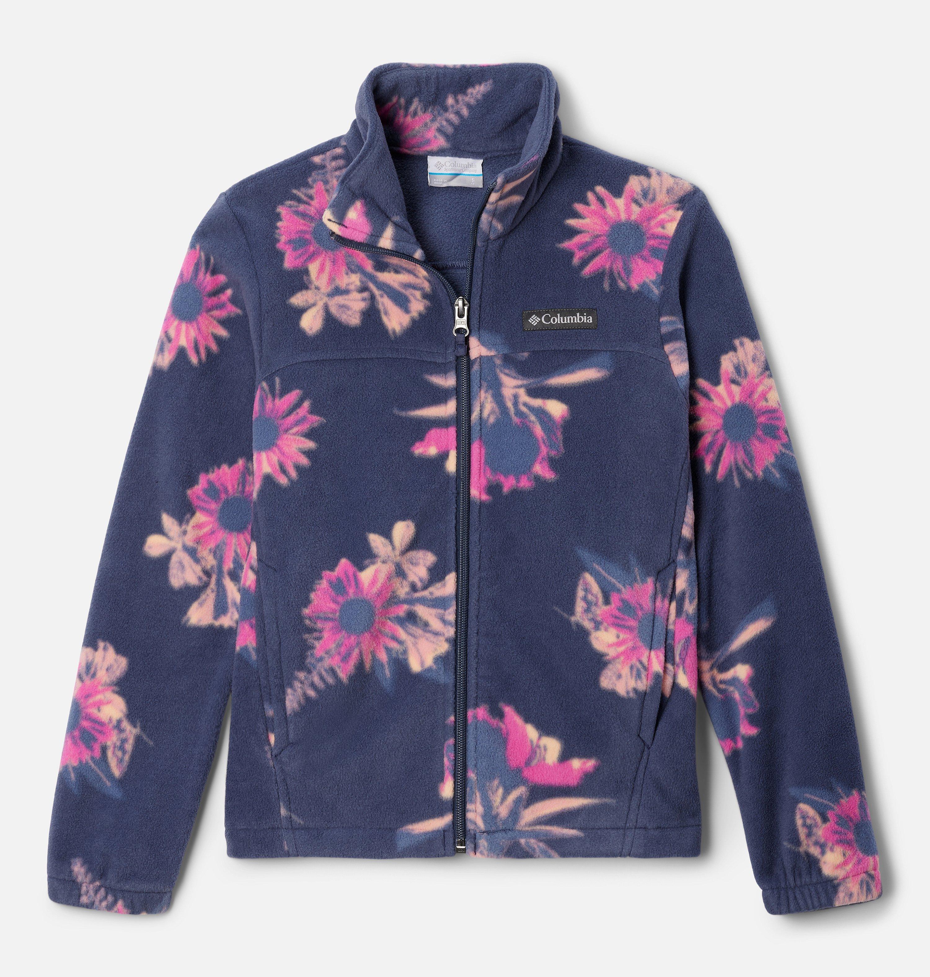 Girls' Castle Dale Printed Full Zip Fleece Jacket 1