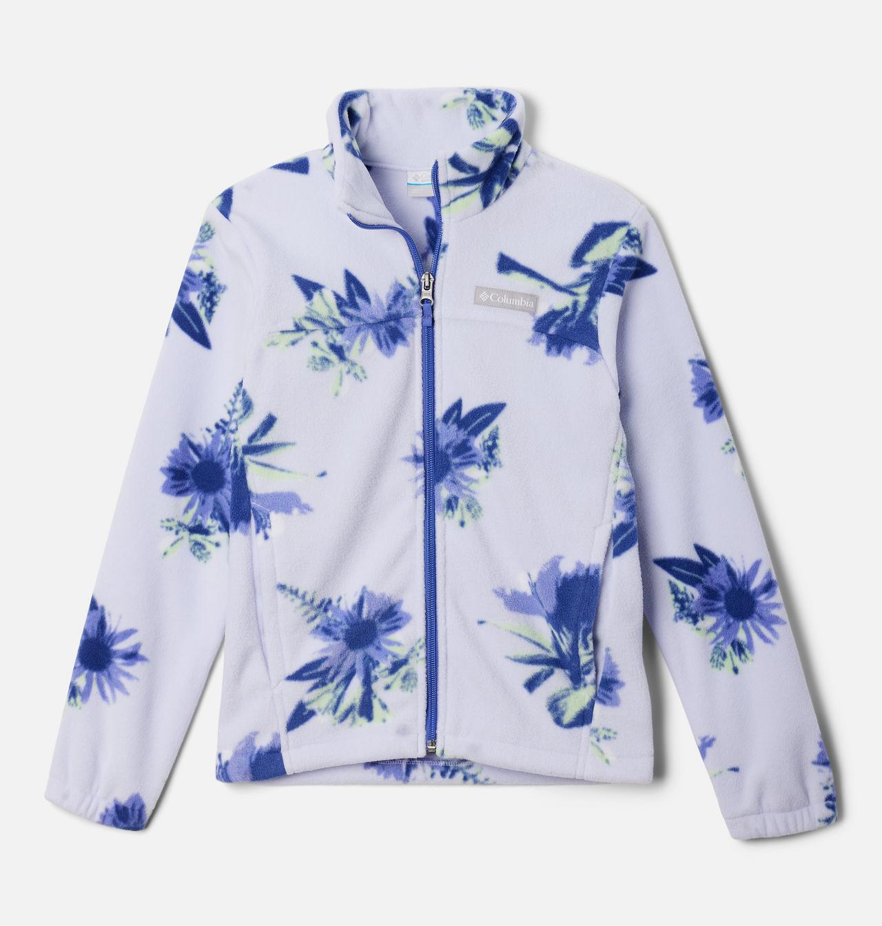 Girls' Castle Dale™ Printed Full Zip Fleece Jacket 1