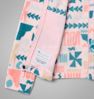 Chaqueta de forro polar con estampado Castle Dale para jóvenes, Color: Satin Pink Outerbounds, image 6