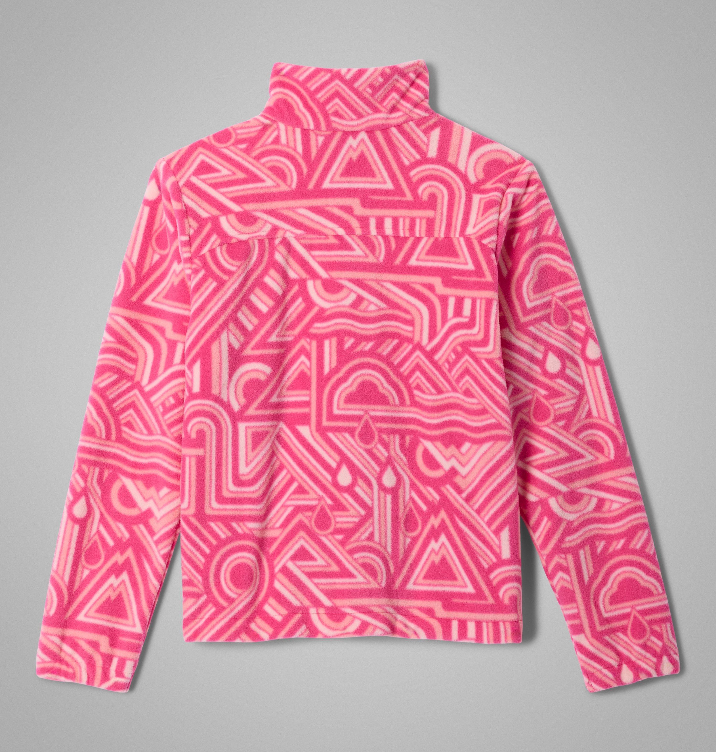 Manteau imprimé en laine polaire à fermeture éclair Castle Dale pour fille 2
