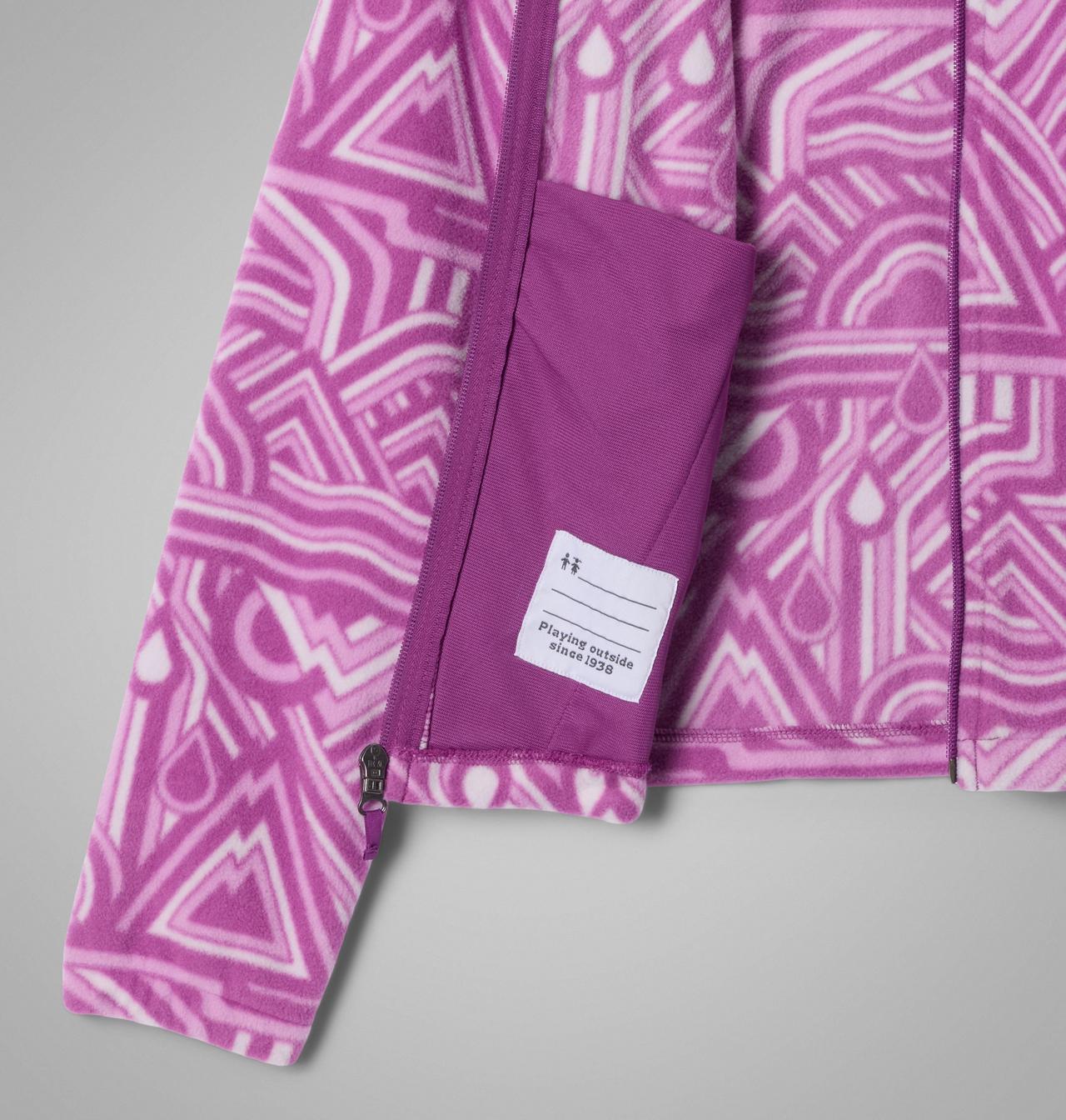 Girls' Castle Dale™ Printed Full Zip Fleece Jacket | 621 | M 3