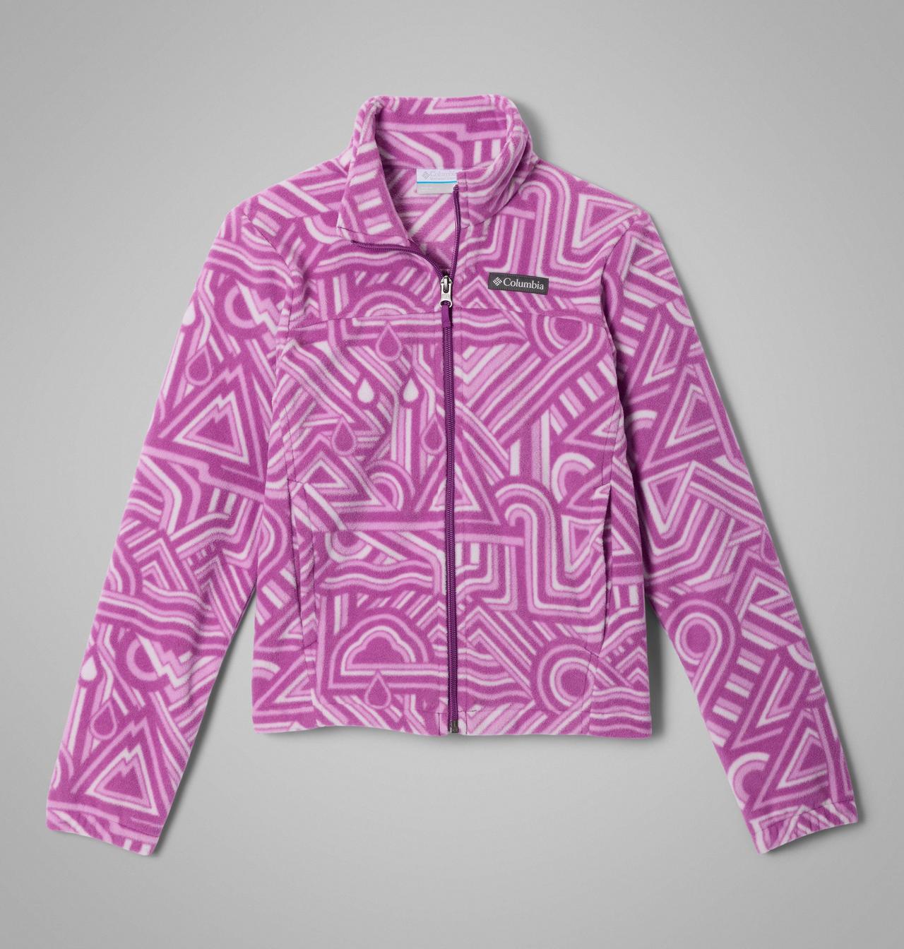 Girls' Castle Dale™ Printed Full Zip Fleece Jacket | 621 | M 1
