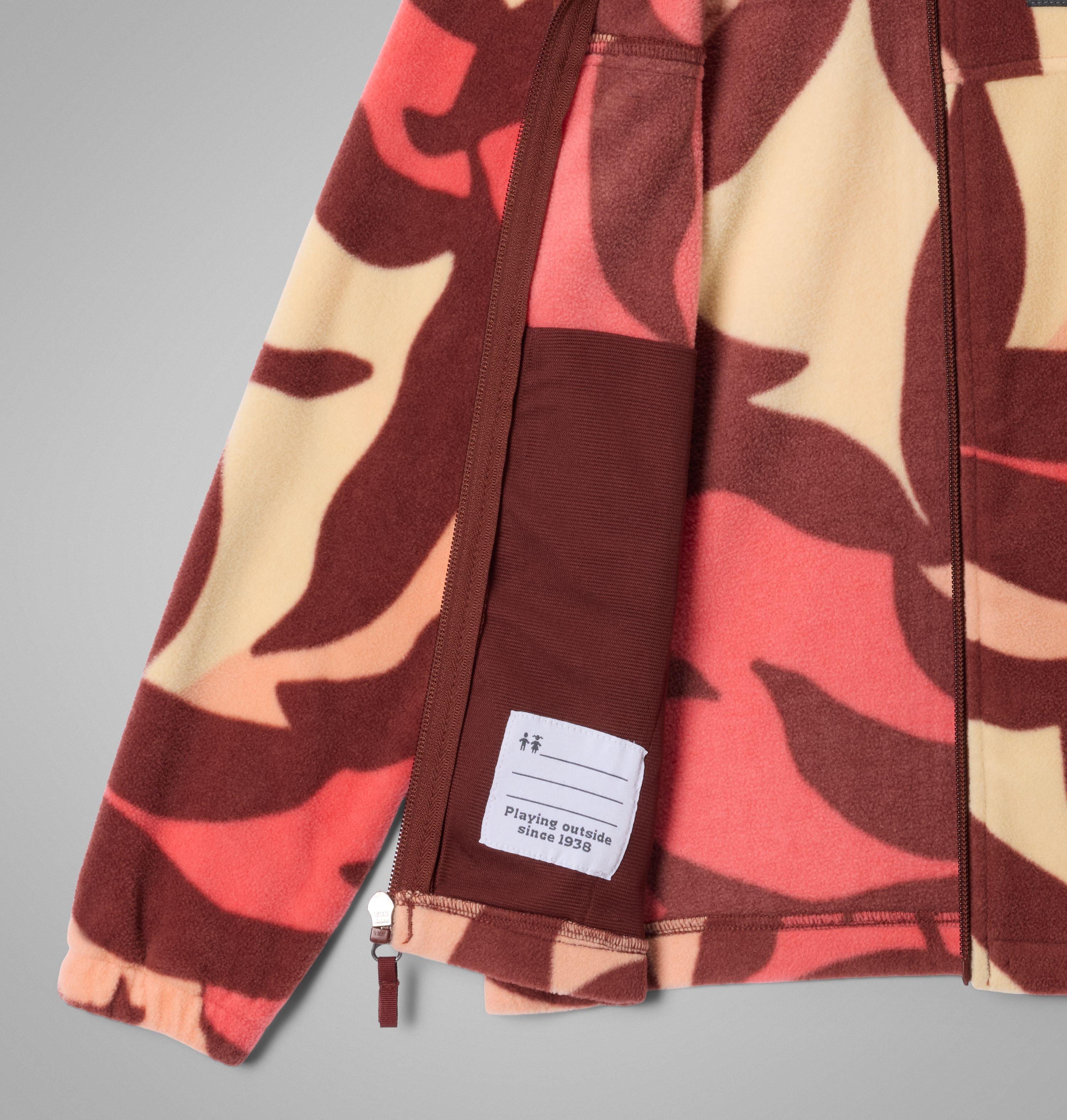 Manteau imprimé en laine polaire à fermeture éclair Castle Dale pour fille | 681 | L 3