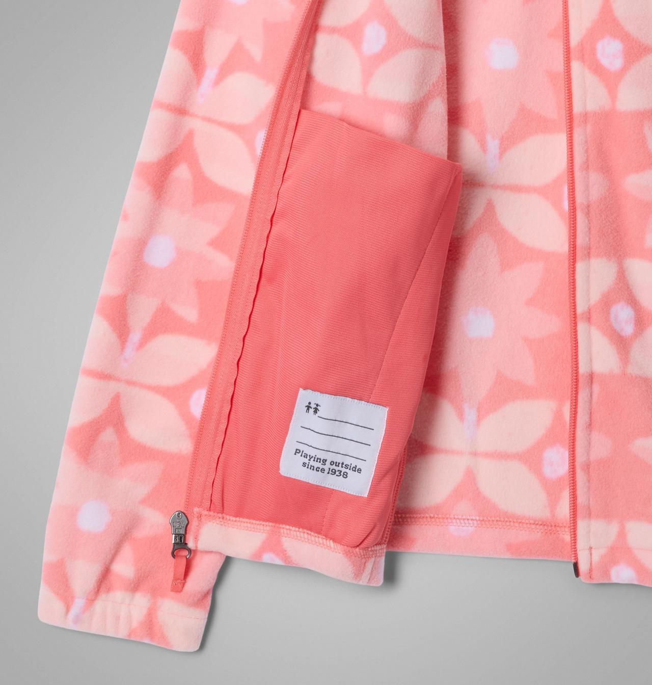 Girls' Castle Dale™ Printed Full Zip Fleece Jacket | 699 | M 3