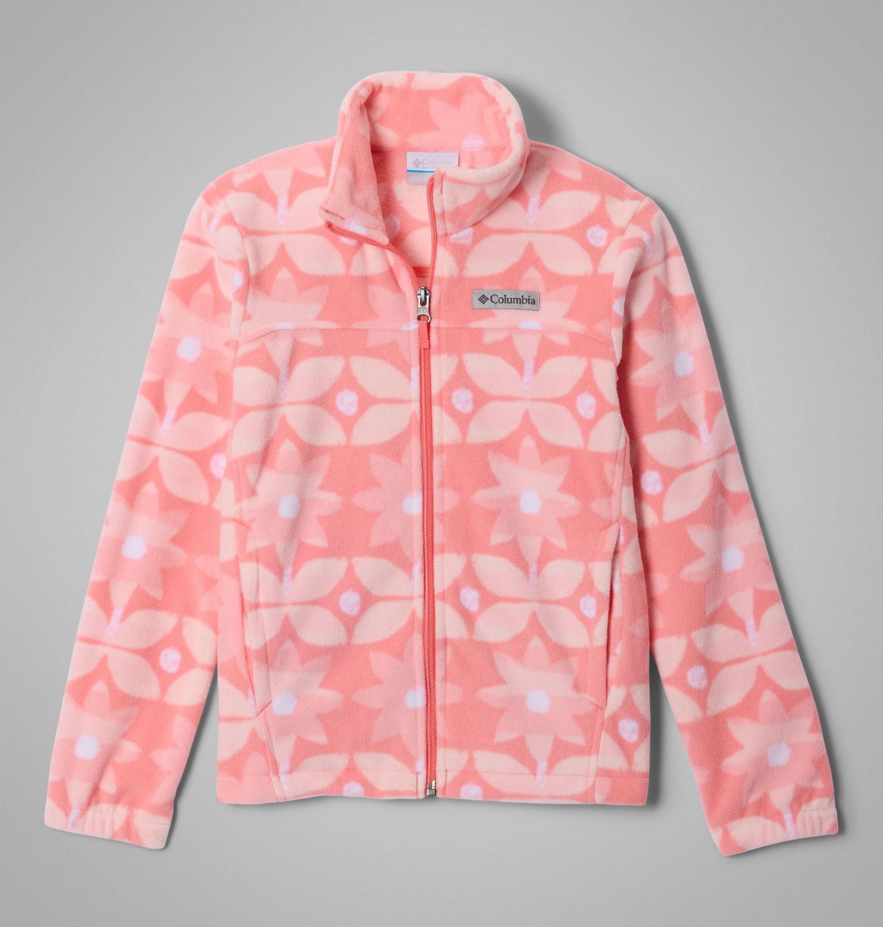 Girls' Castle Dale™ Printed Full Zip Fleece Jacket | 699 | M 1