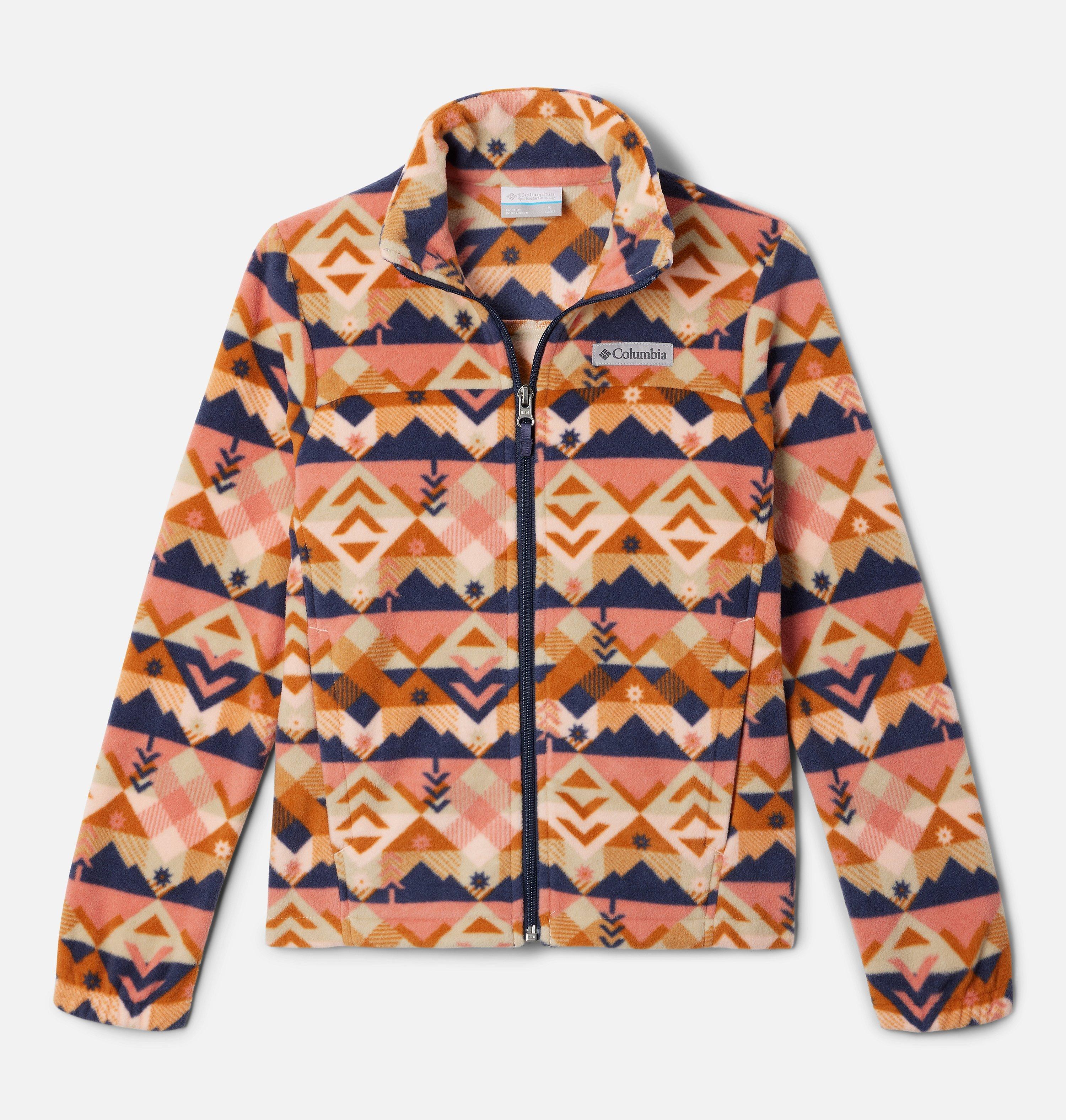 Girls' Castle Dale Printed Full Zip Fleece Jacket 1