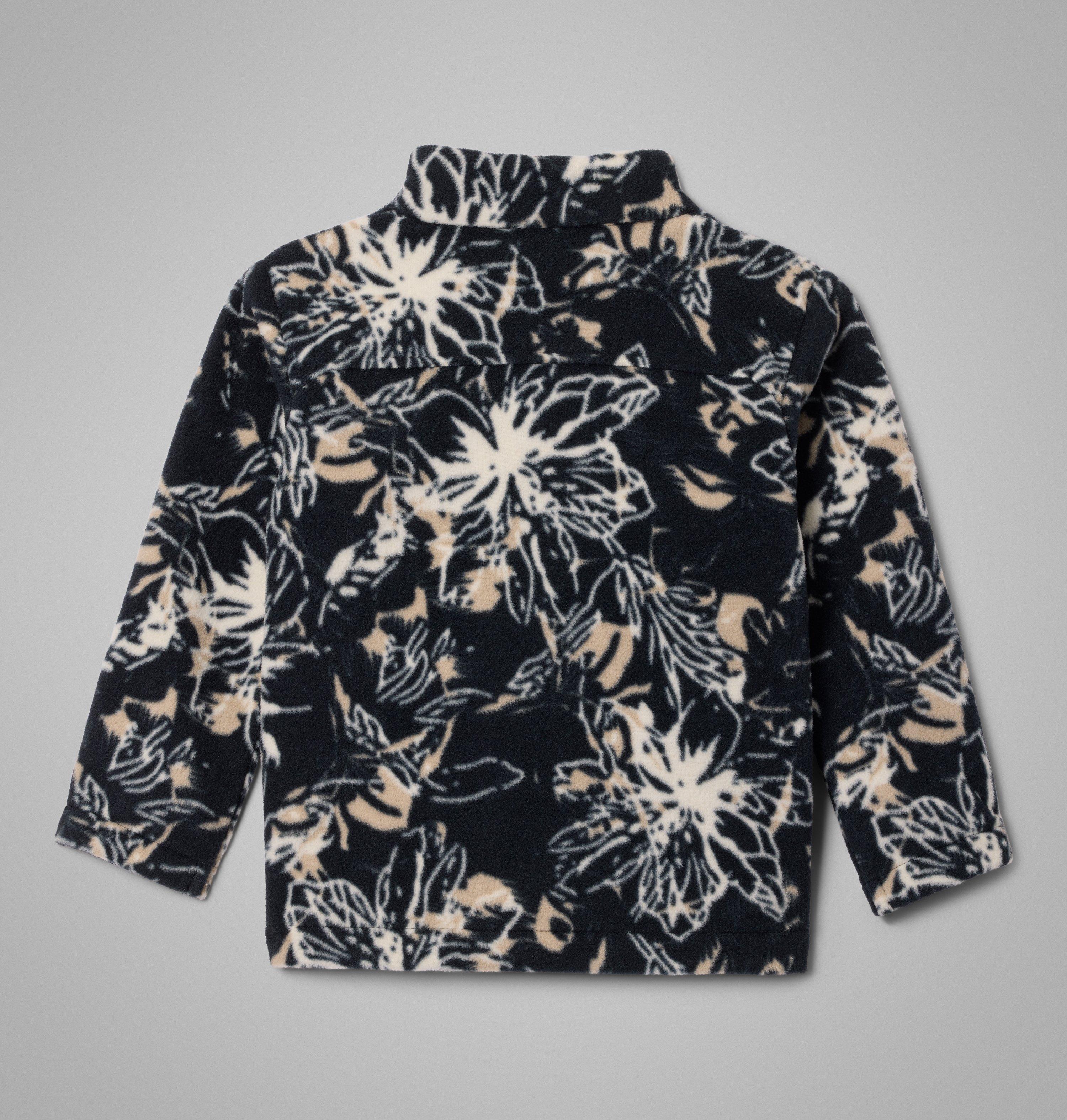 Manteau imprimé en laine polaire à fermeture éclair Castle Dale pour petite fille | 009 | 2T 2