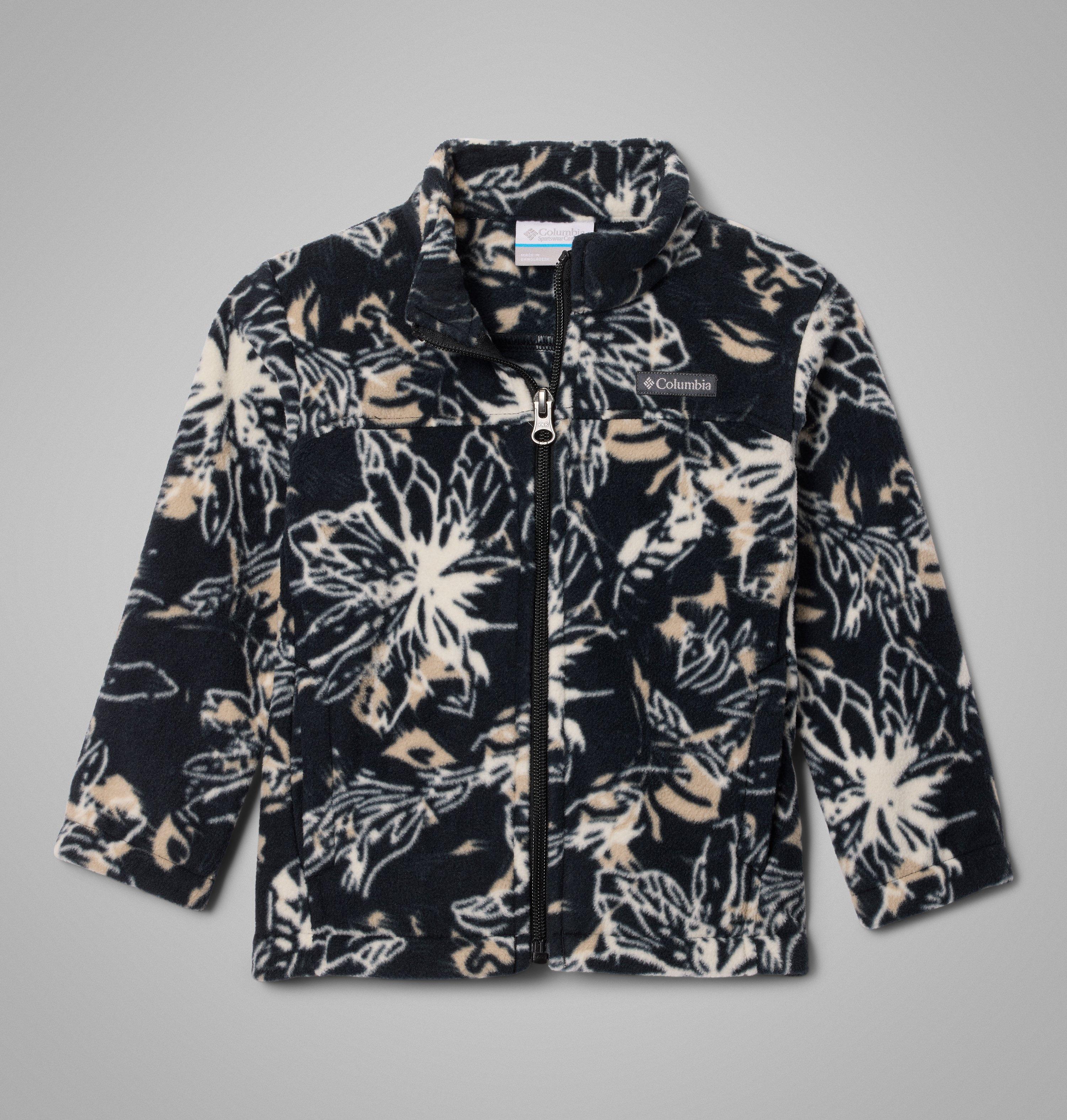 Columbia Girls' Toddler Castle Dale  Printed Full Zip Fleece Jacket-
