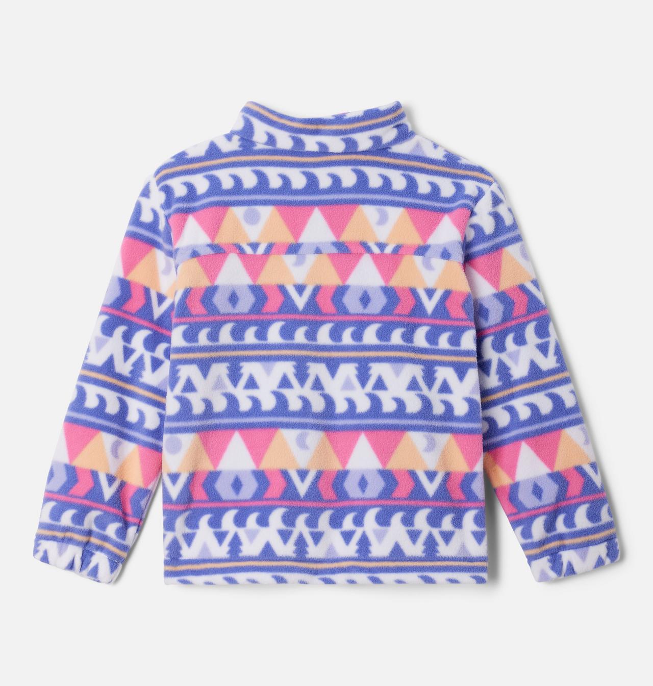 Manteau imprimé en laine polaire à fermeture éclair Castle Dale™ pour petite fille 2