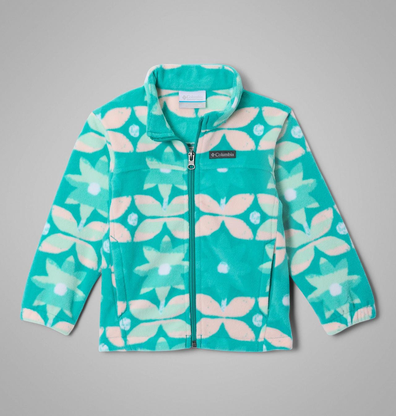 Girls' Toddler Castle Dale™ Printed Full Zip Fleece Jacket | 360 | 4T 1