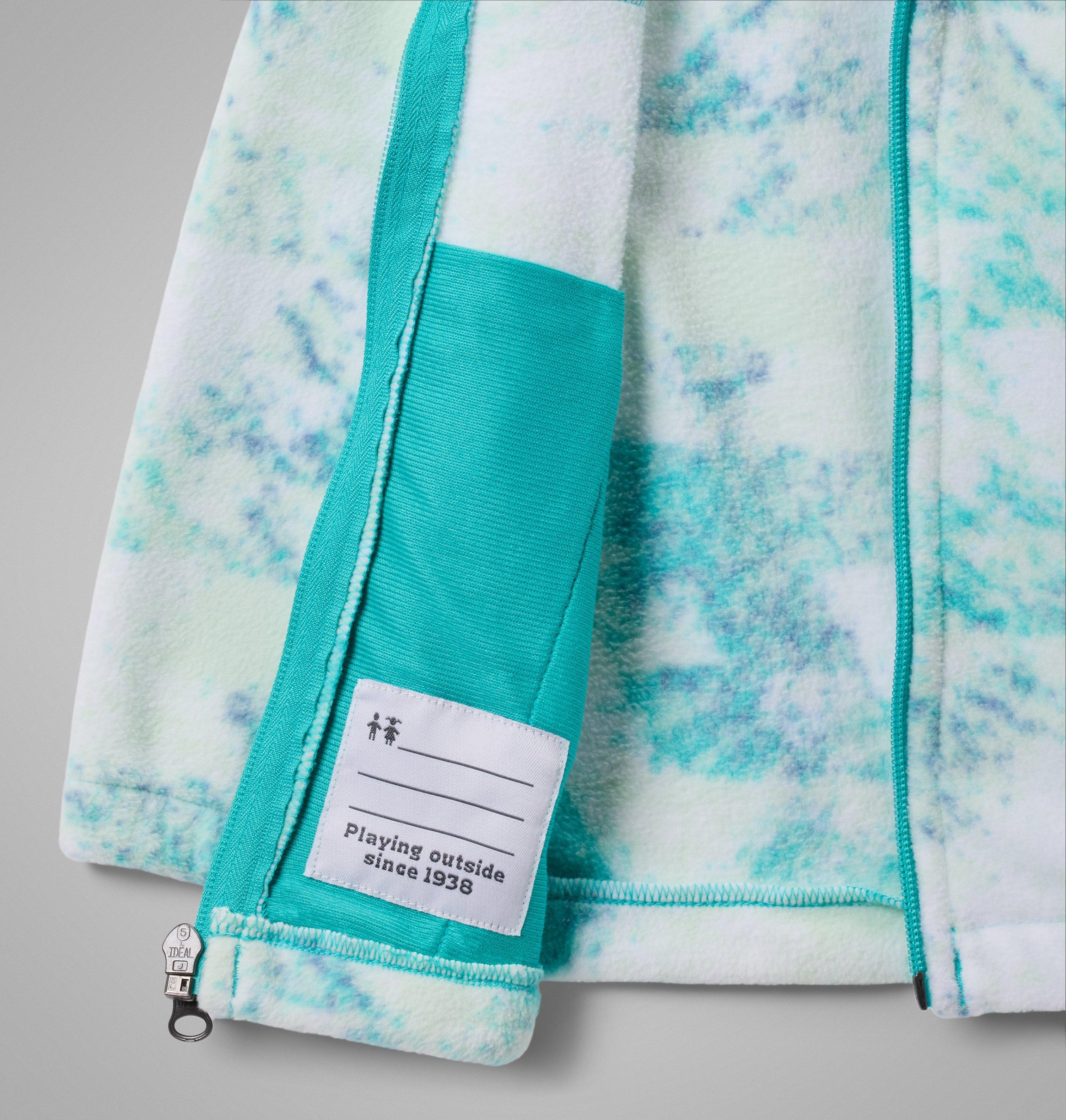 Manteau imprimé en laine polaire à fermeture éclair Castle Dale pour petite fille 3