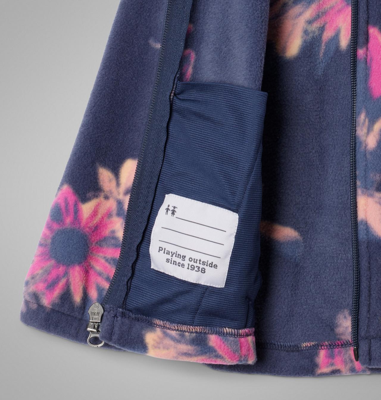 Girls' Toddler Castle Dale™ Printed Full Zip Fleece Jacket 3