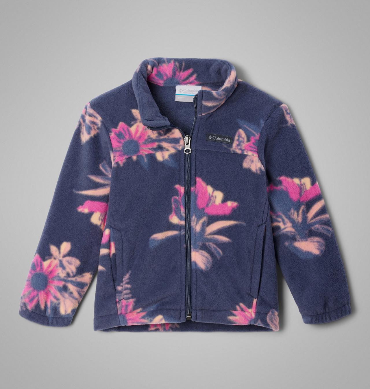 Girls' Toddler Castle Dale™ Printed Full Zip Fleece Jacket 1