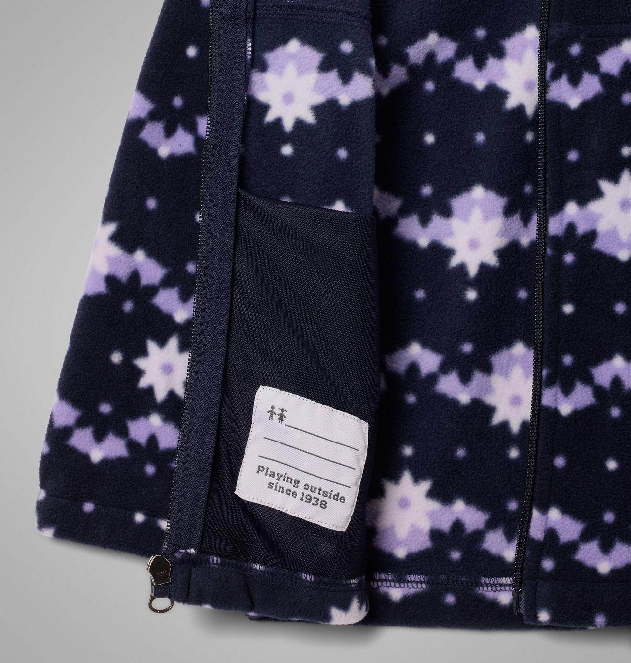 Girls' Toddler Castle Dale™ Printed Full Zip Fleece Jacket | 487 | 4T 3