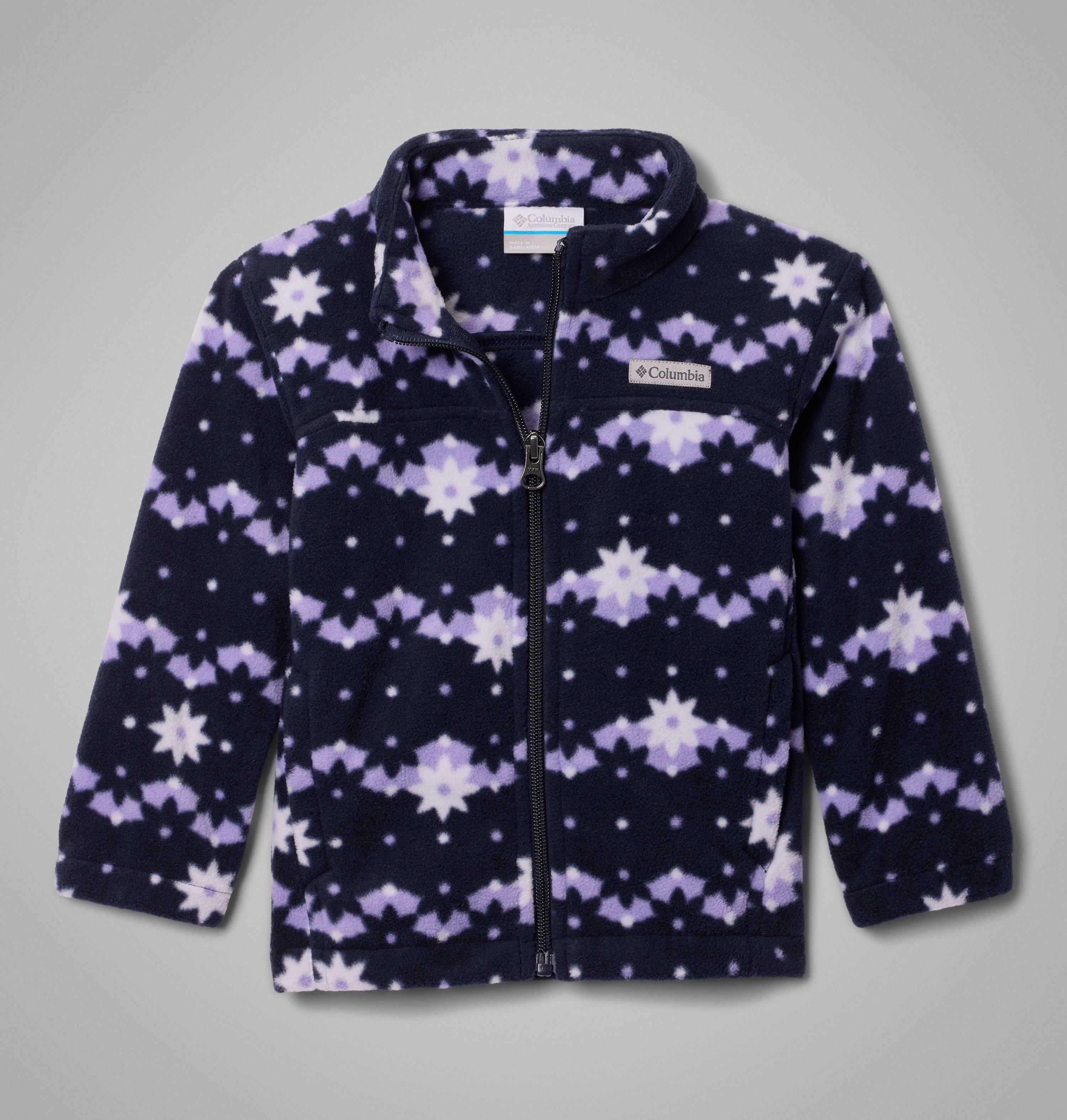 Girls' Toddler Castle Dale Printed Full Zip Fleece Jacket | Columbia