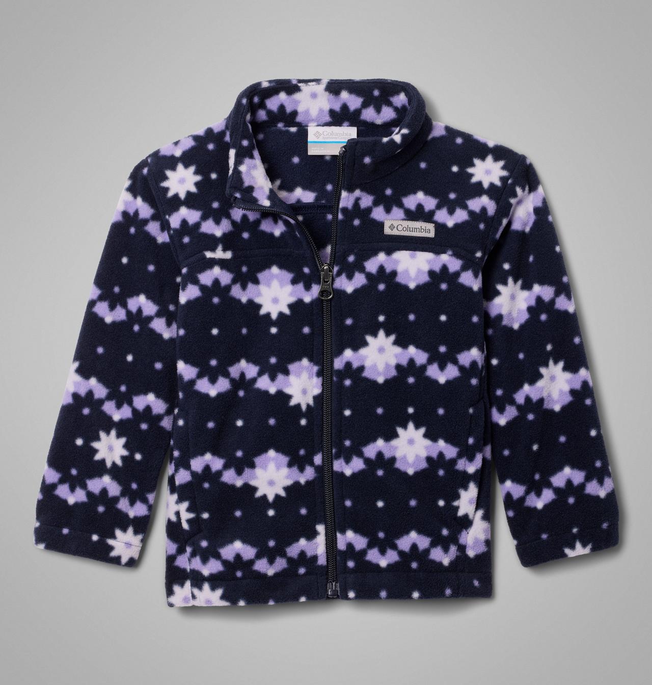 Girls' Toddler Castle Dale™ Printed Full Zip Fleece Jacket | 487 | 4T 1