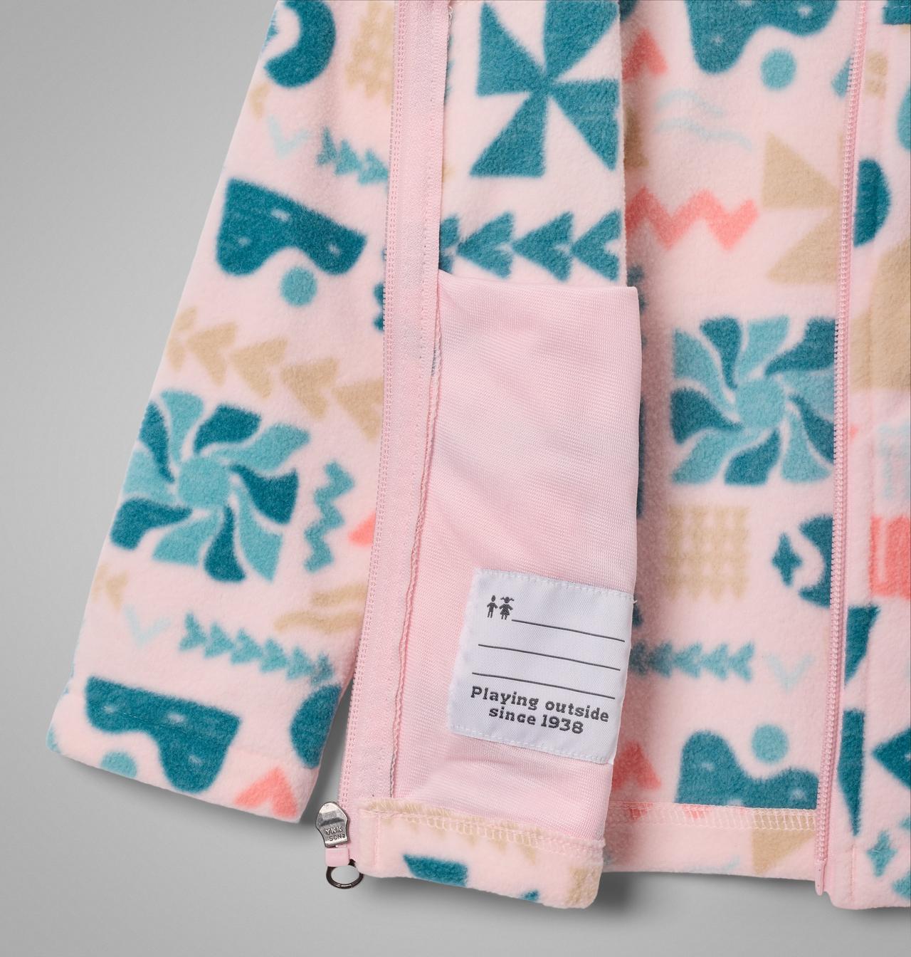 Girls' Toddler Castle Dale™ Printed Full Zip Fleece Jacket | 608 | 4T 3