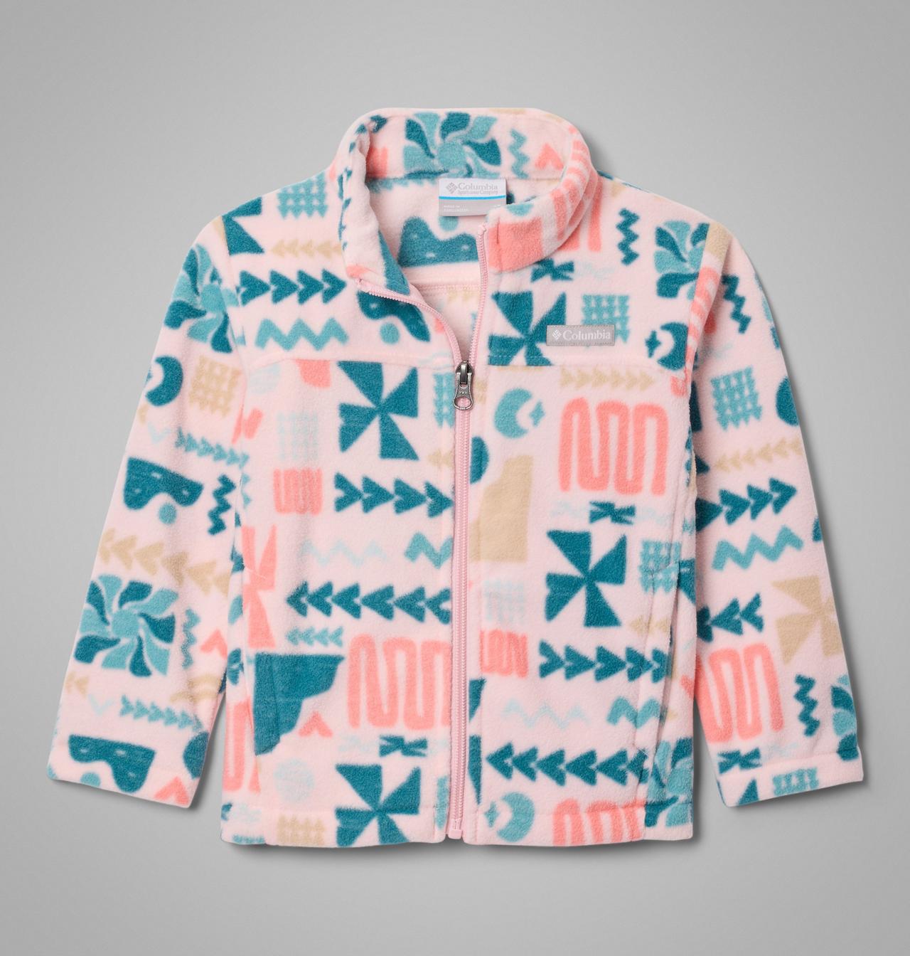Girls' Toddler Castle Dale™ Printed Full Zip Fleece Jacket | 608 | 4T 1