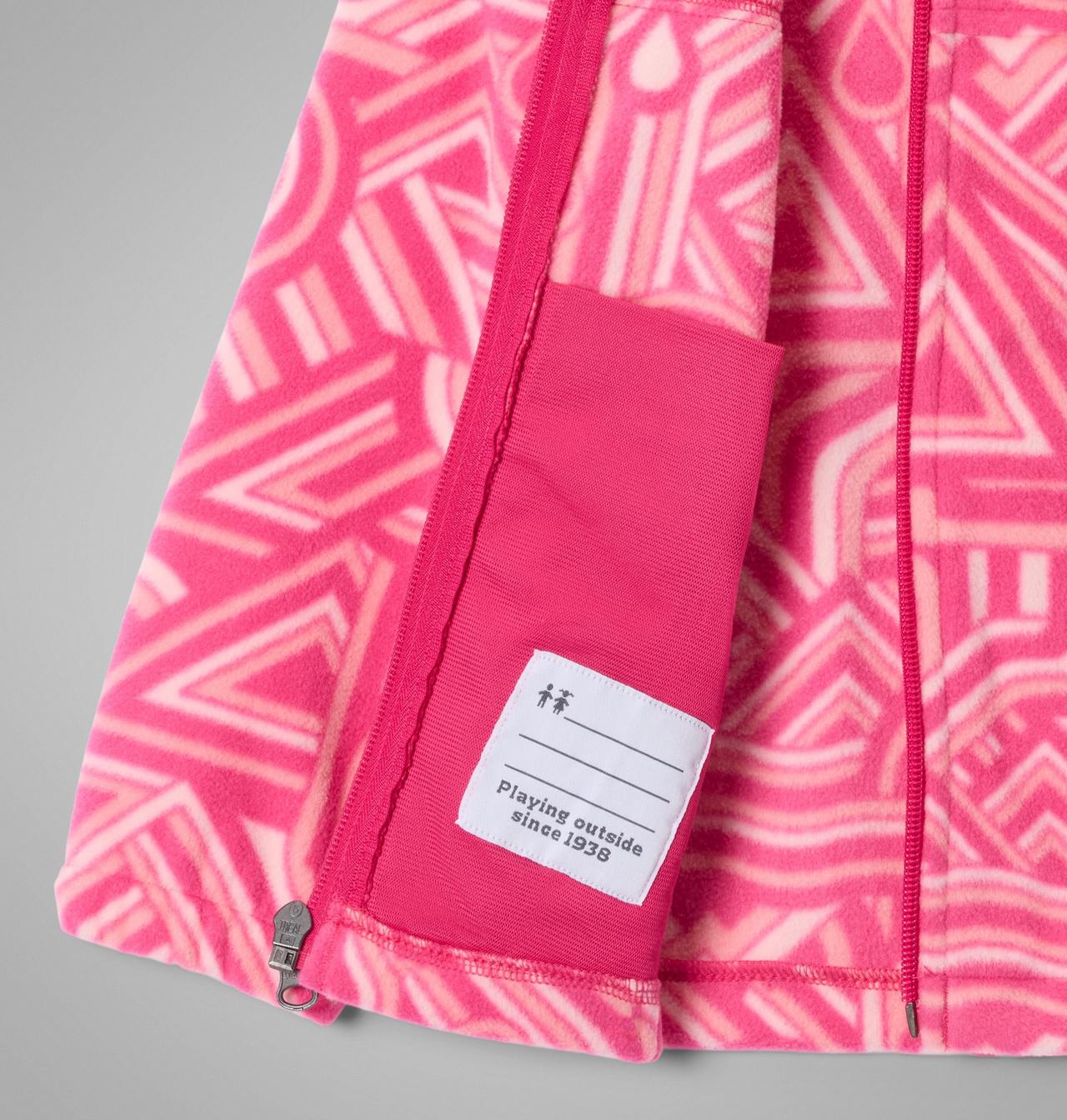 Girls' Toddler Castle Dale™ Printed Full Zip Fleece Jacket 3