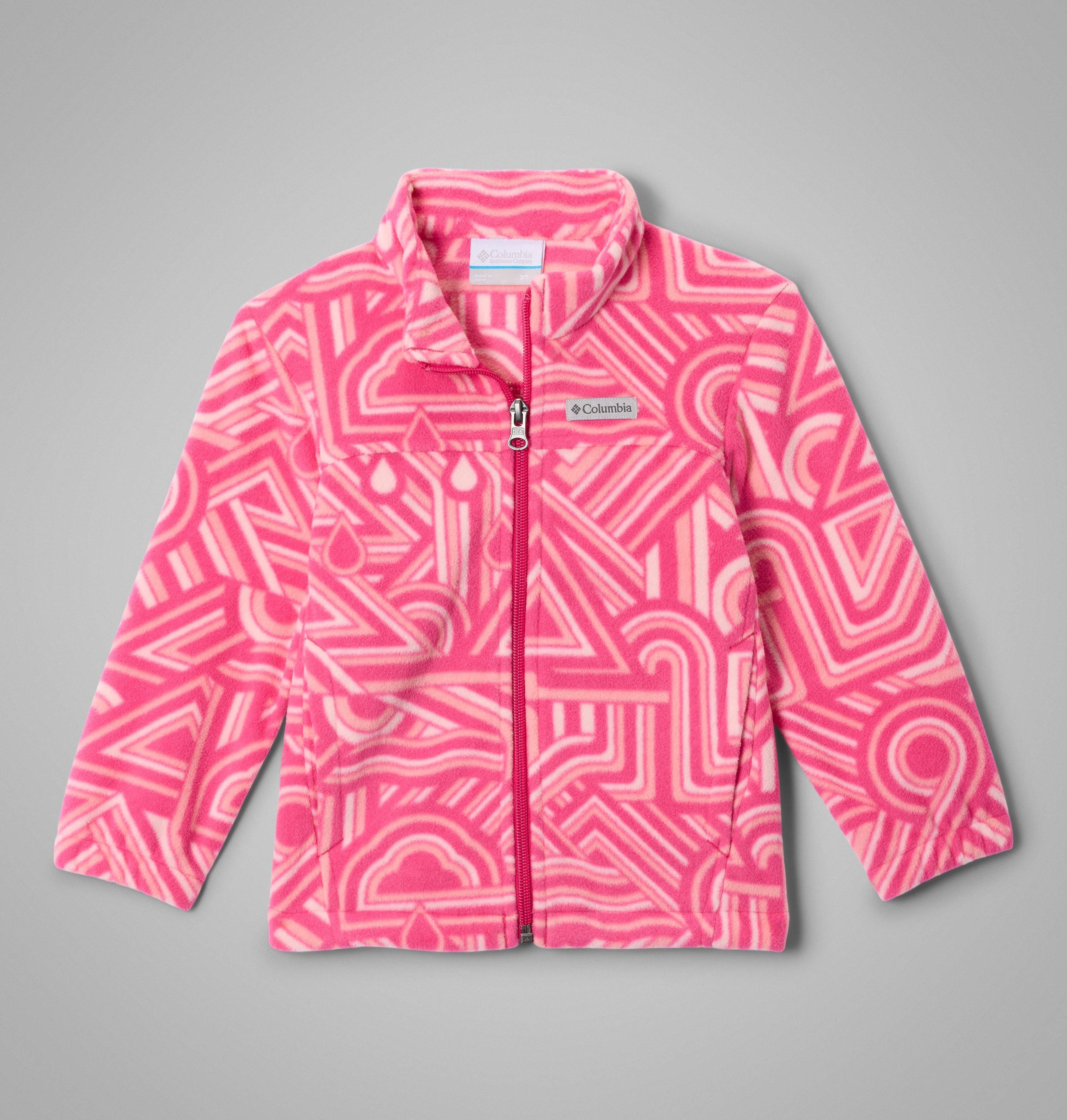 Girls' Toddler Castle Dale Printed Full Zip Fleece Jacket 1