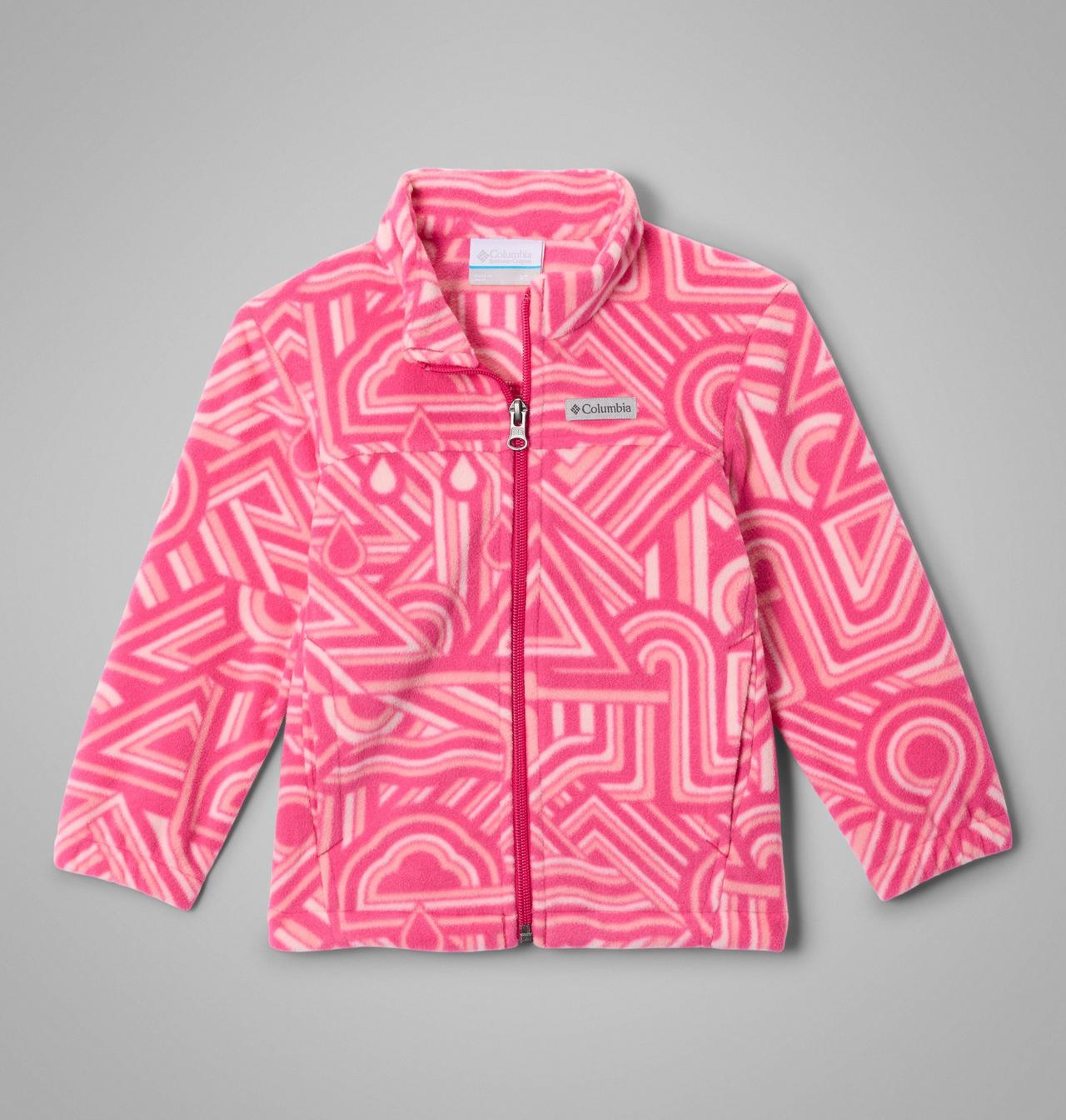 Girls' Toddler Castle Dale™ Printed Full Zip Fleece Jacket 1