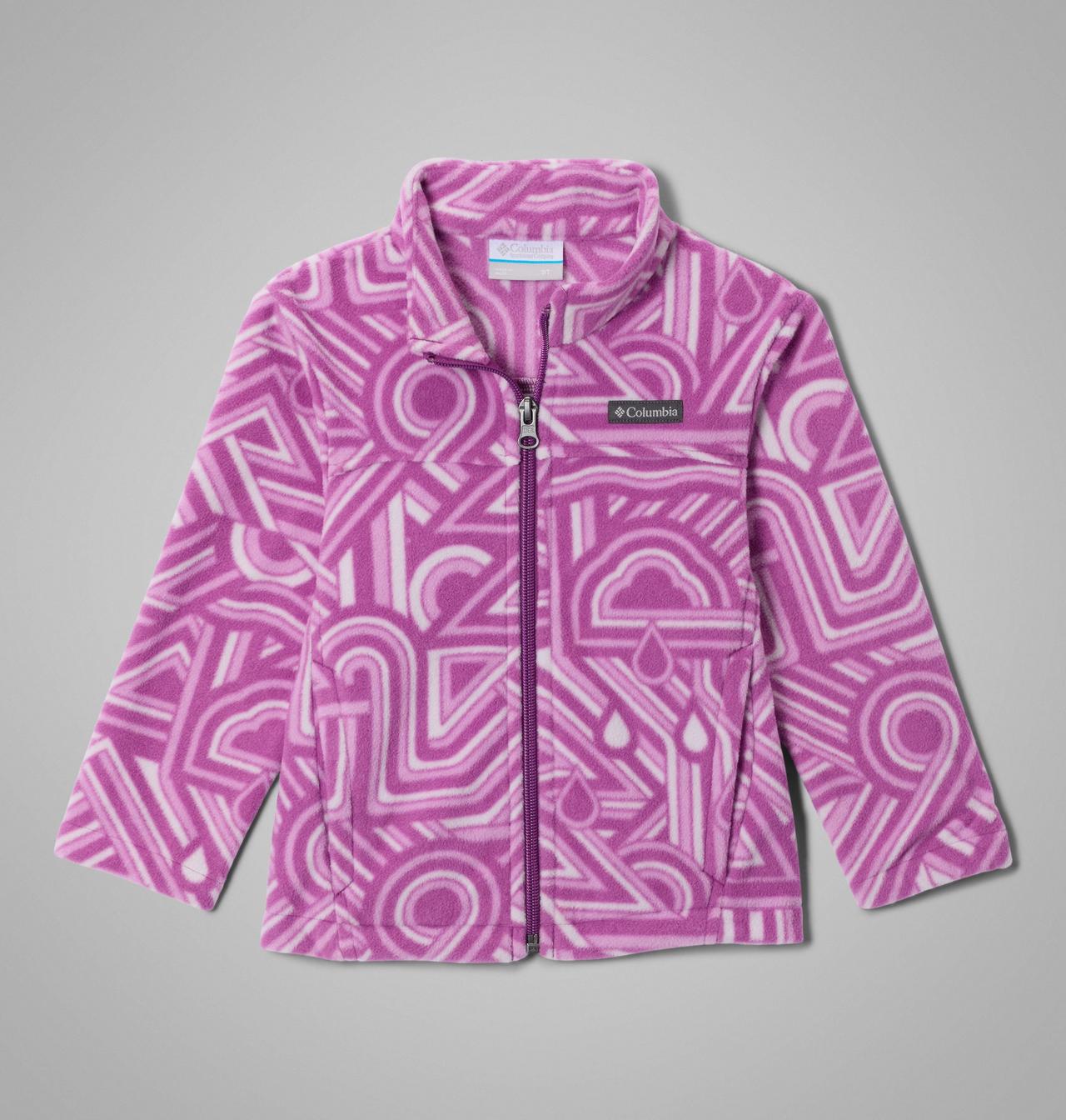Girls' Toddler Castle Dale™ Printed Full Zip Fleece Jacket | 621 | 2T 1