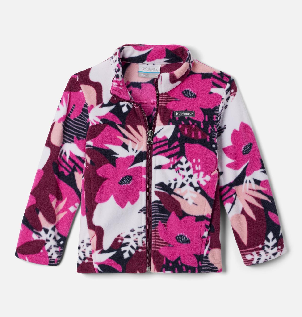 Girls' Toddler Castle Dale™ Printed Full Zip Fleece Jacket 1