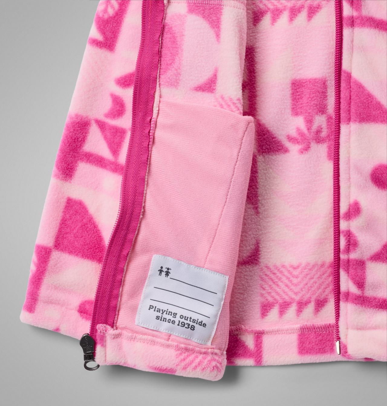 Girls' Toddler Castle Dale™ Printed Full Zip Fleece Jacket 3