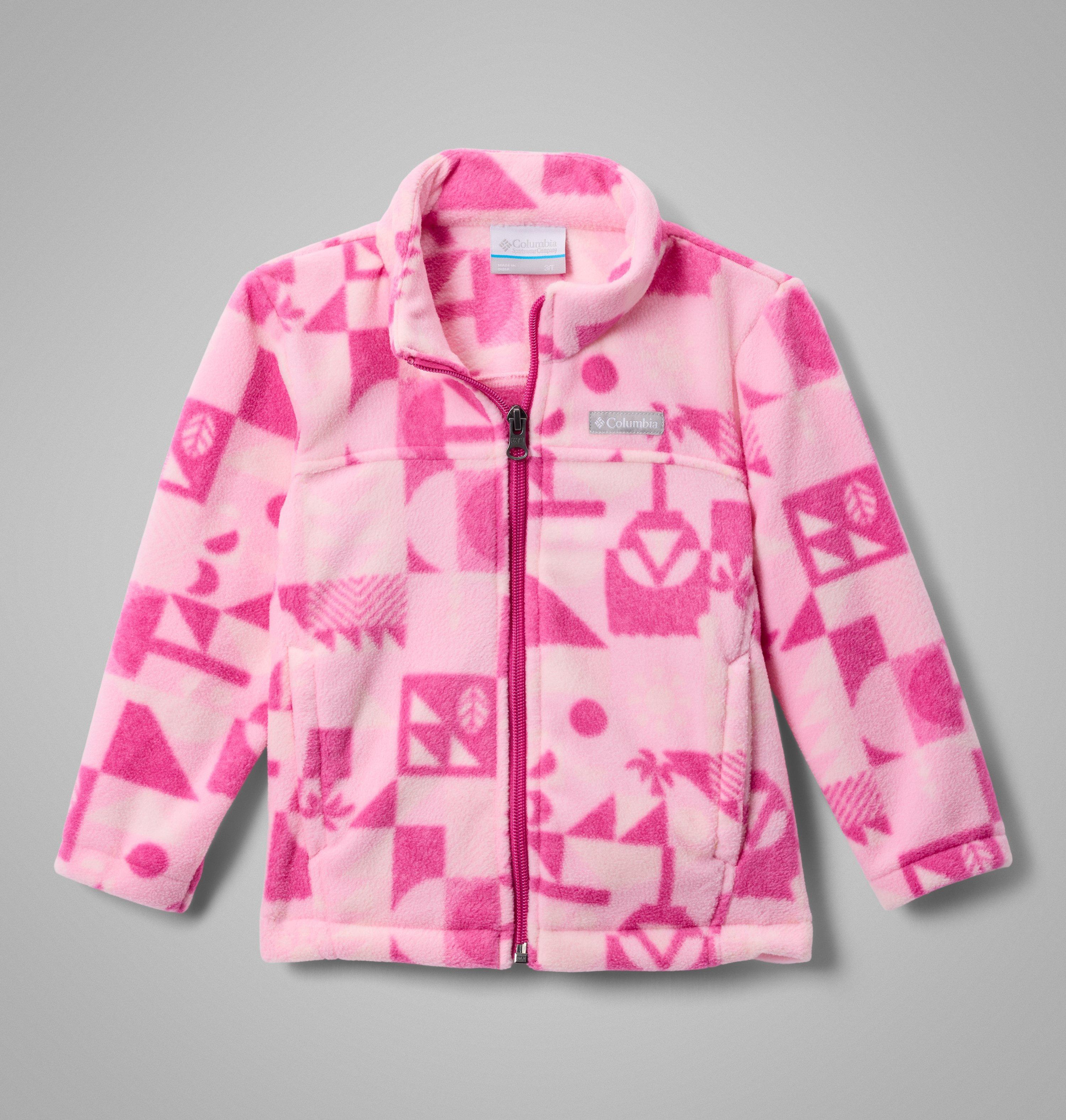 Girls' Toddler Castle Dale Printed Full Zip Fleece Jacket | Columbia