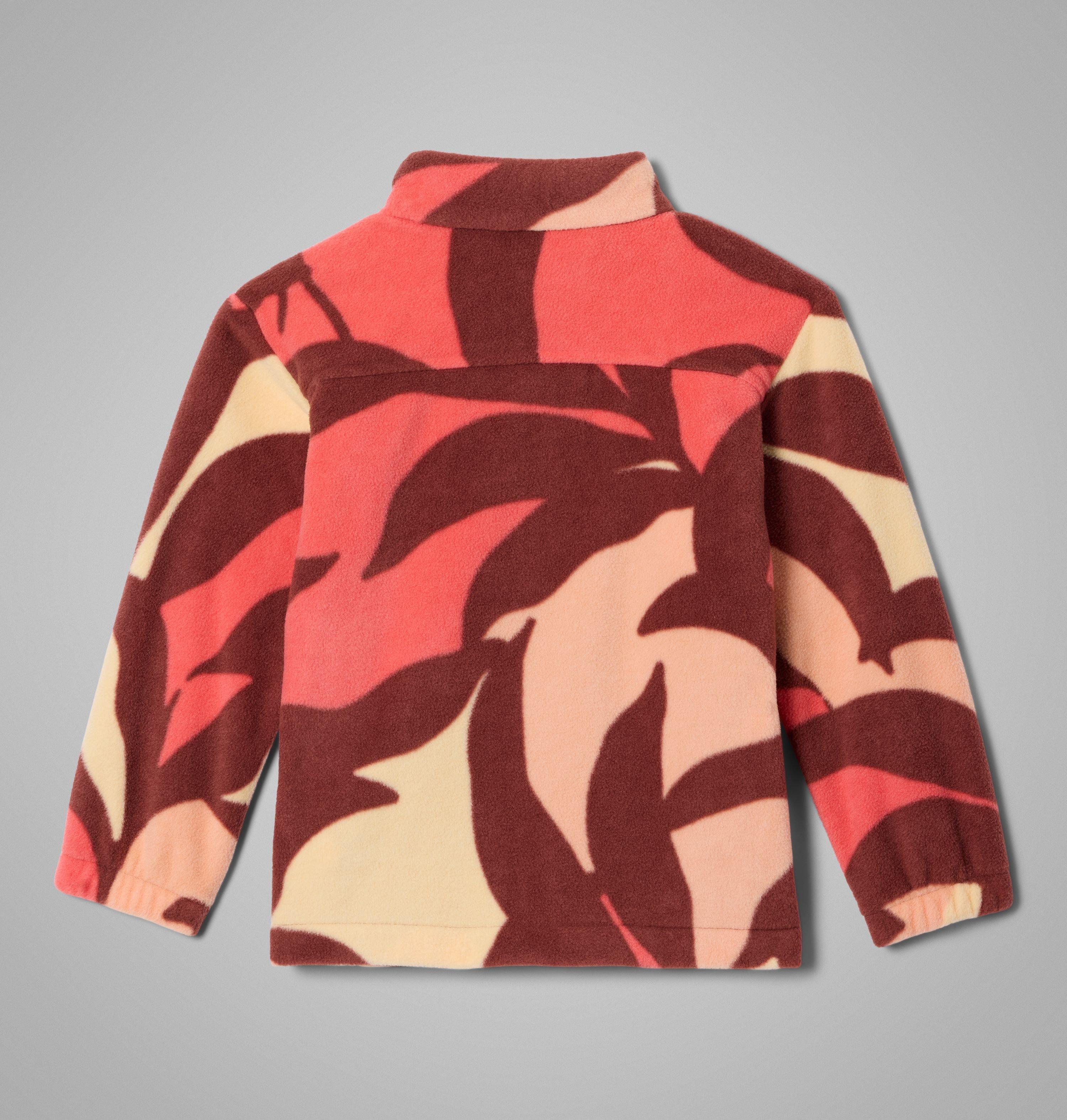 Manteau imprimé en laine polaire à fermeture éclair Castle Dale pour petite fille | 681 | 4T 2