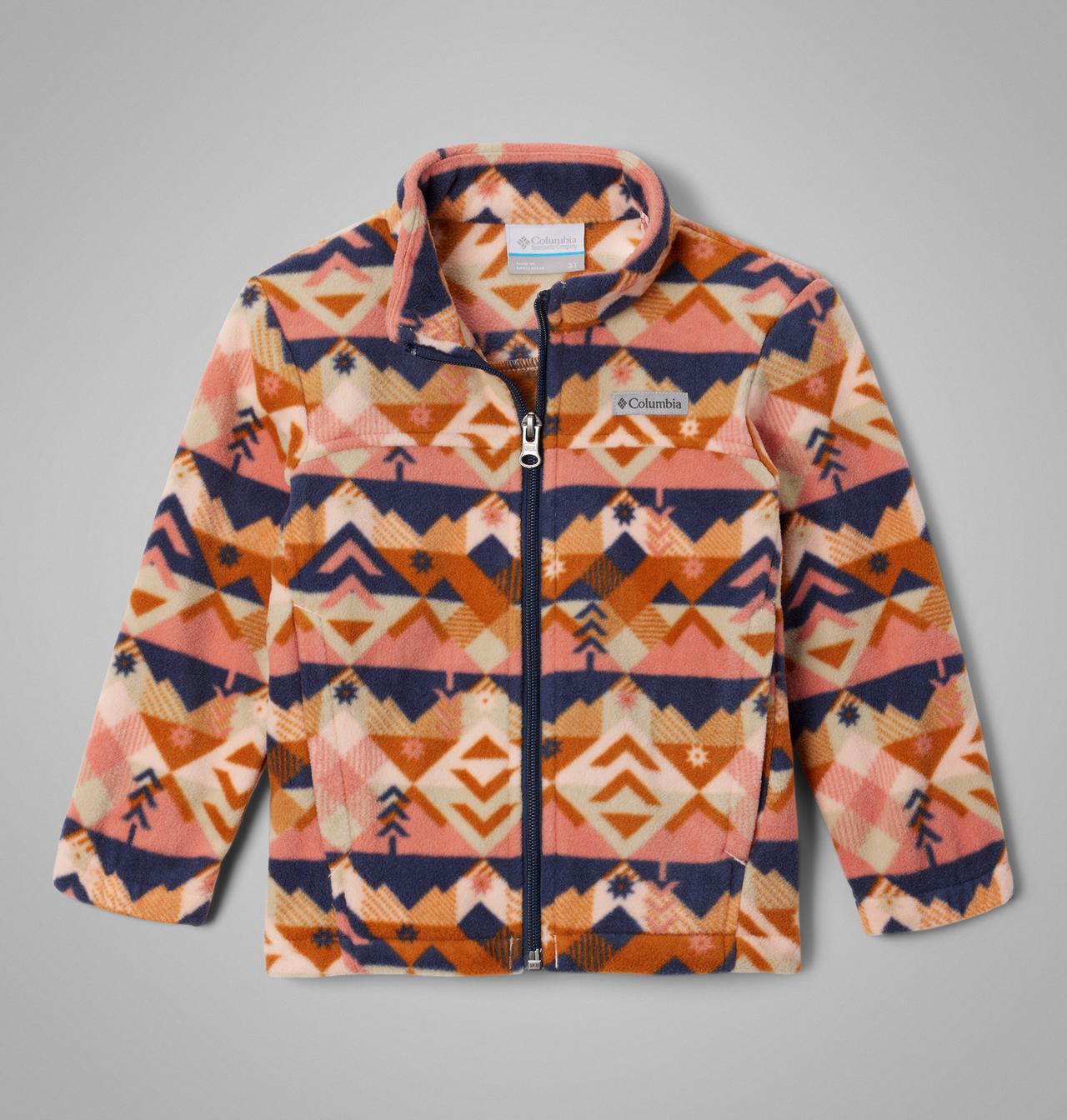 Girls' Toddler Castle Dale™ Printed Full Zip Fleece Jacket 1