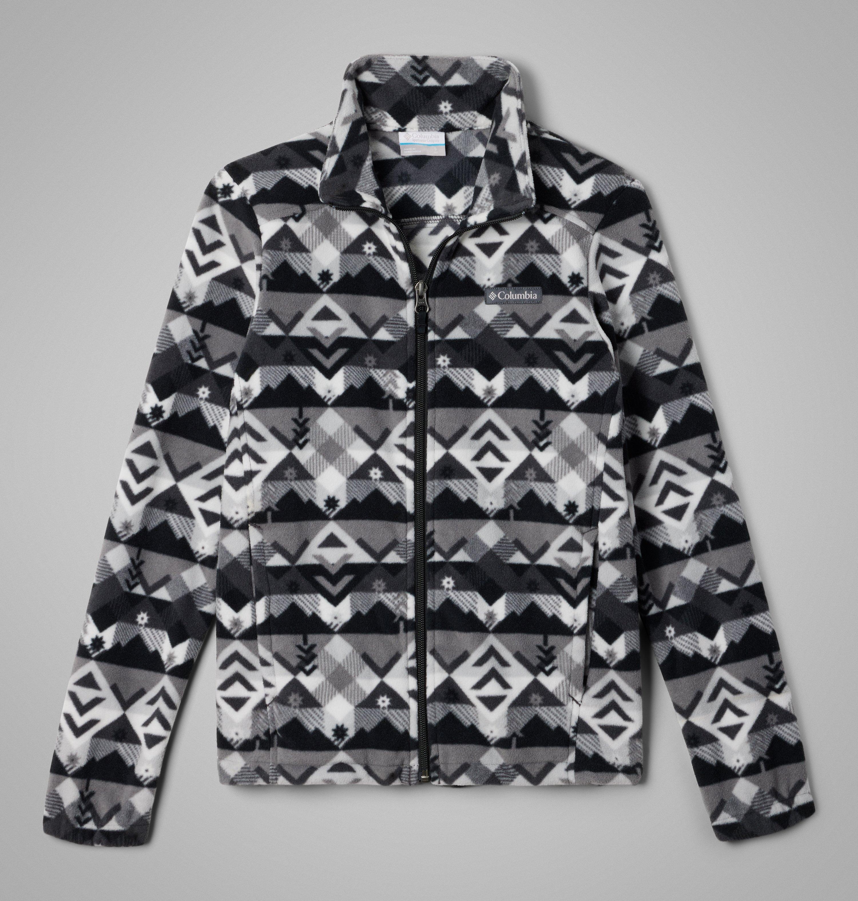 Boys' Castle Dale Printed Full Zip Fleece 1