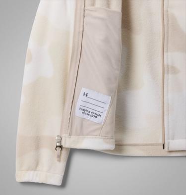 Youth Castle Dale Printed Fleece Jacket, Color: Dark Stone Camo, image 3