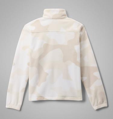 Youth Castle Dale Printed Fleece Jacket, Color: Dark Stone Camo, image 2
