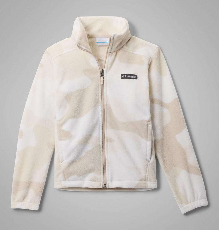 Boys' Castle Dale Printed Full Zip Fleece, Color: Dark Stone Camo, image 1