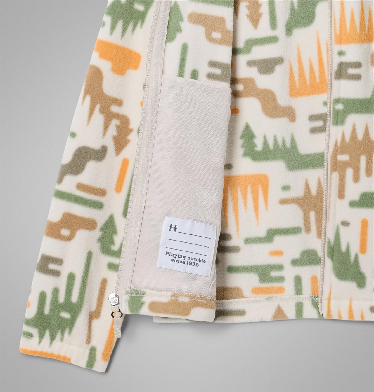 Boys' Castle Dale™ Printed Full Zip Fleece 3