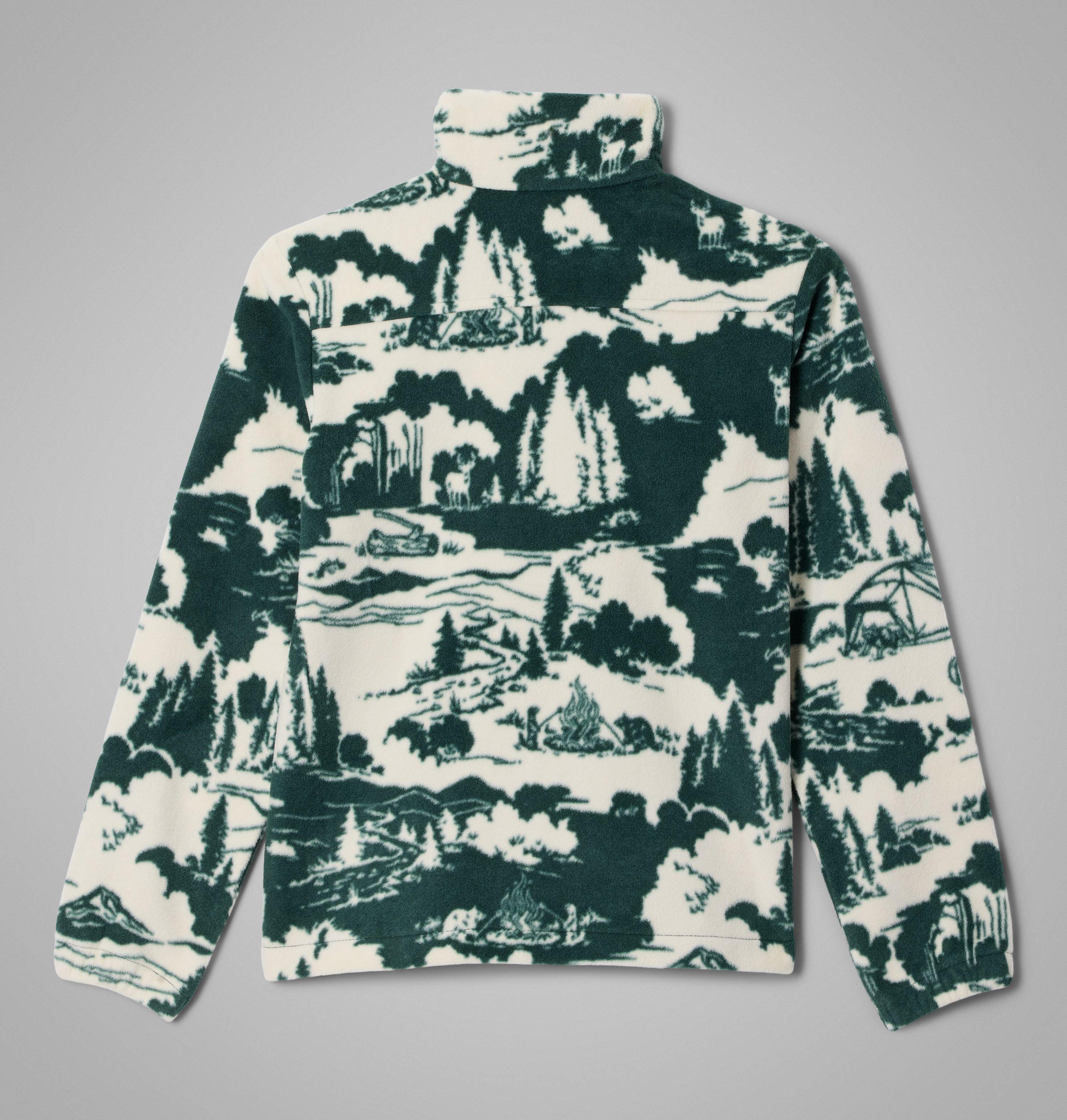 Boys' Castle Dale Printed Full Zip Fleece 2