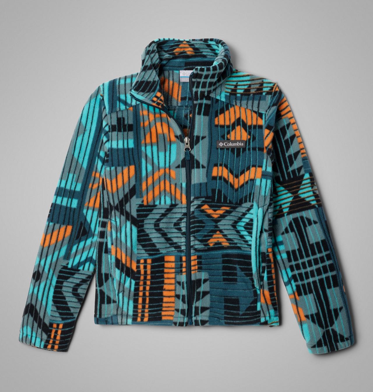 Boys' Castle Dale™ Printed Full Zip Fleece | 415 | L 1