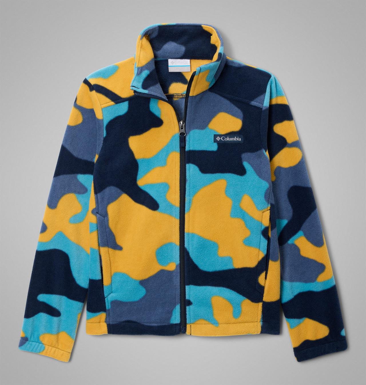 Boys' Castle Dale™ Printed Full Zip Fleece | 424 | XXS 1