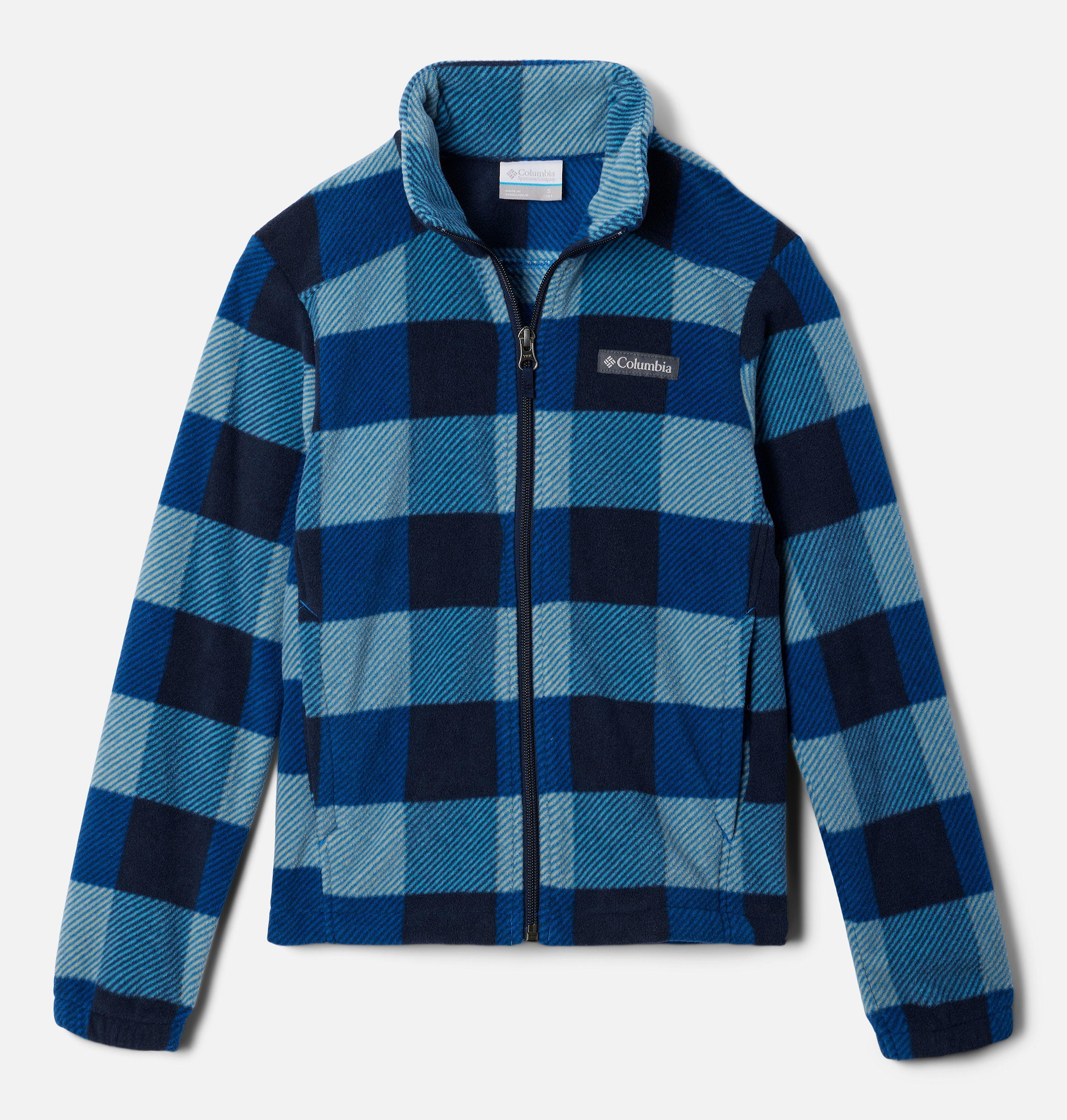 Boys' Castle Dale Printed Full Zip Fleece 1