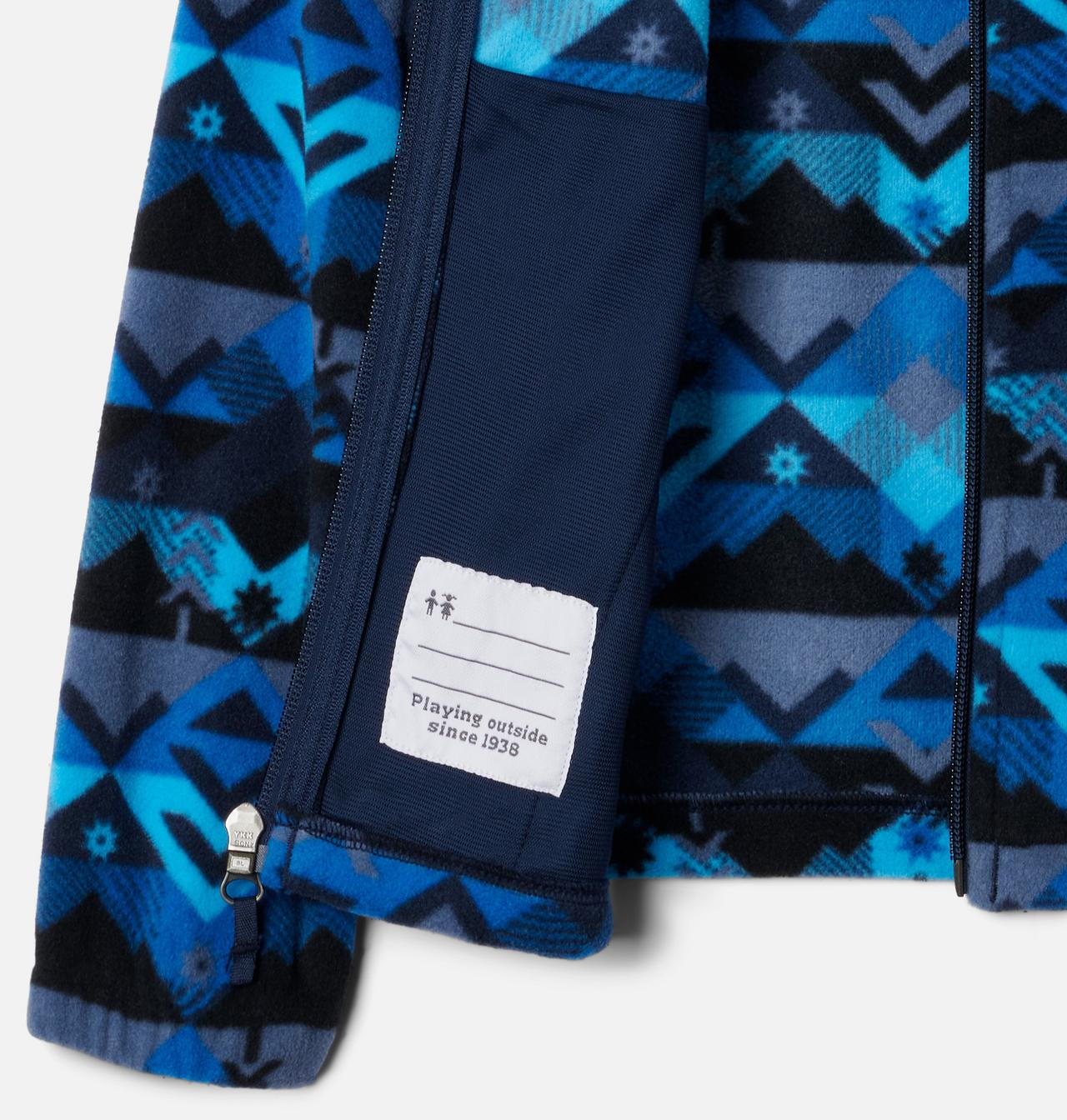 Boys' Castle Dale™ Printed Full Zip Fleece 3
