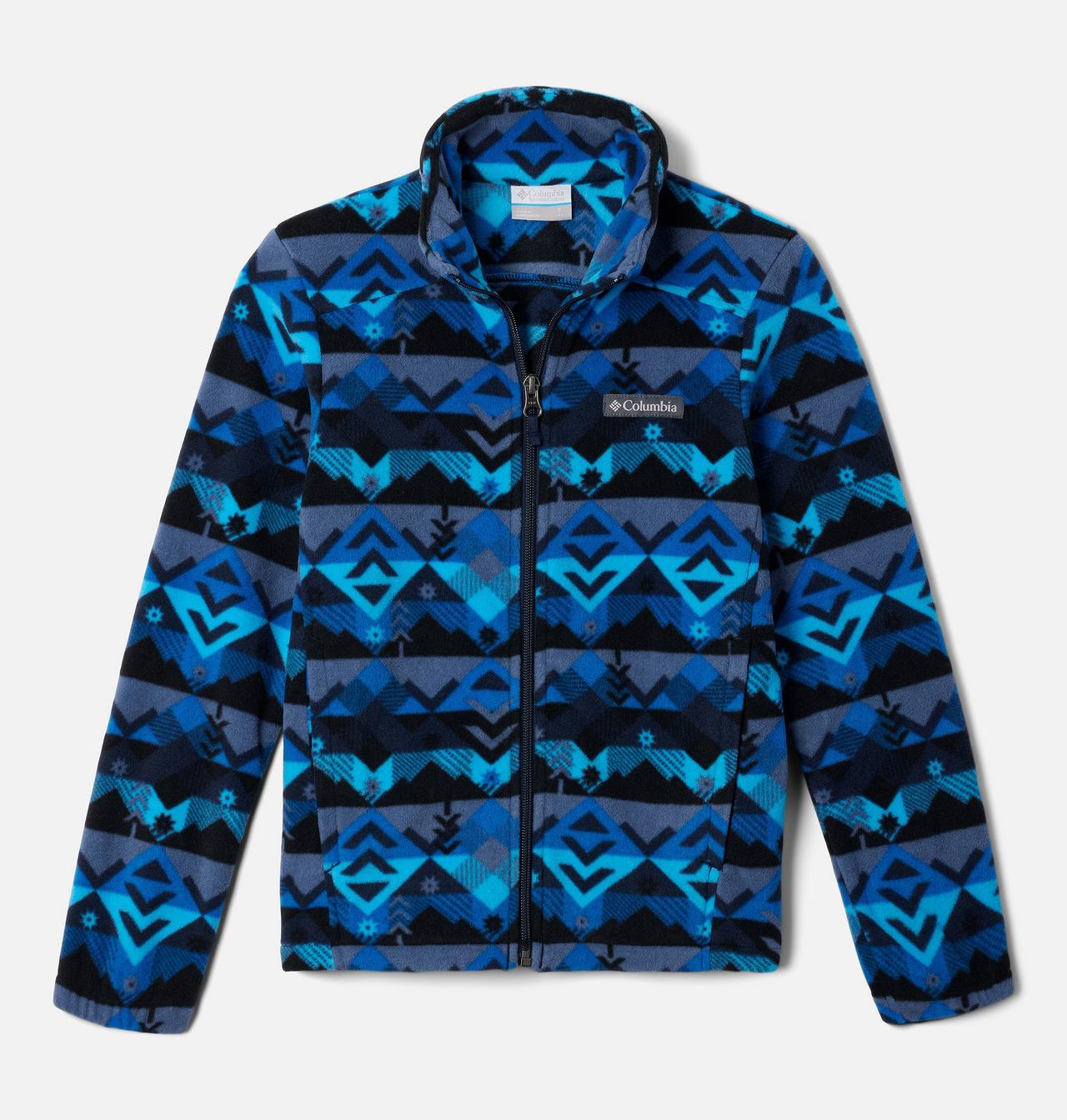 Boys' Castle Dale™ Printed Full Zip Fleece 1